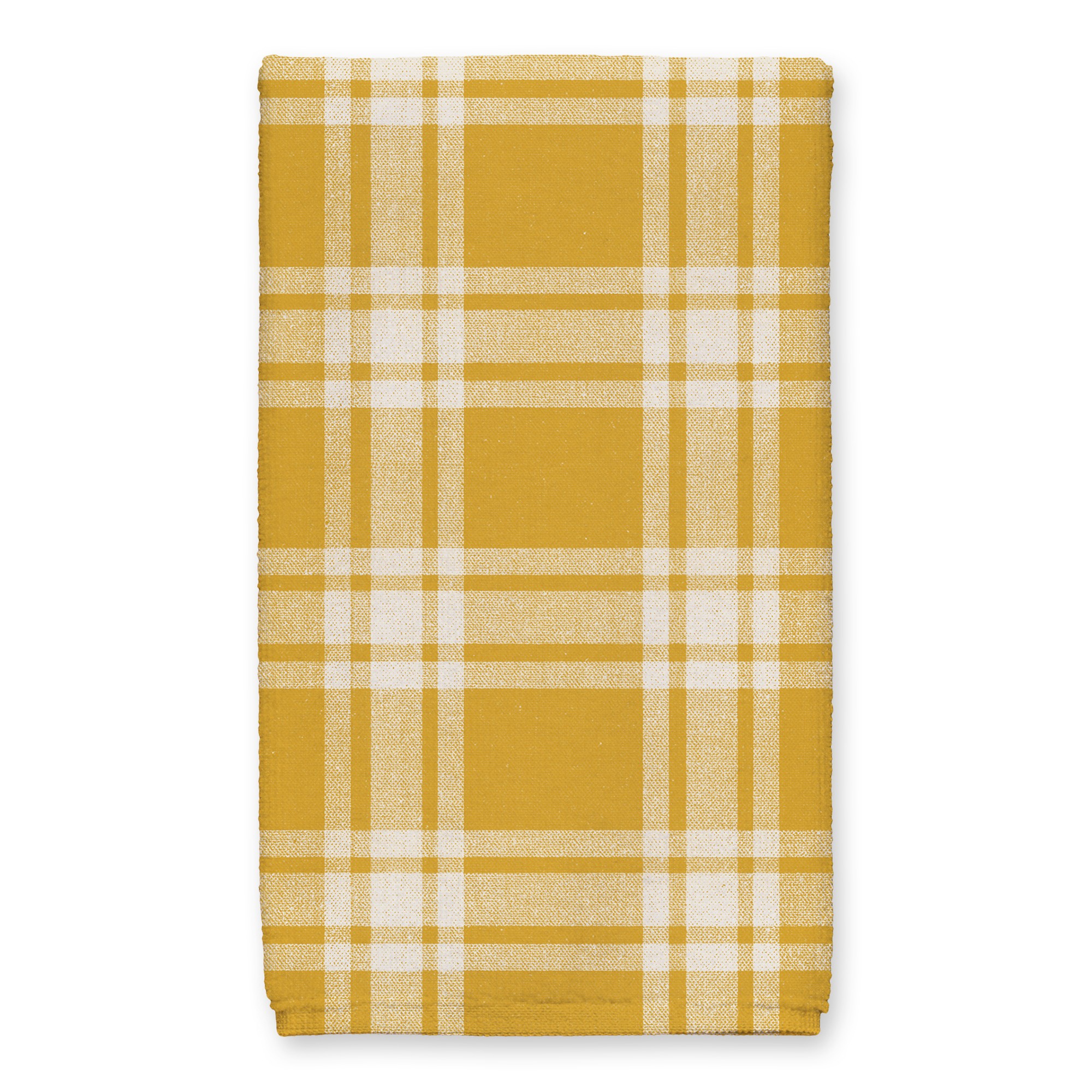 Faded Plaid Tea Towel