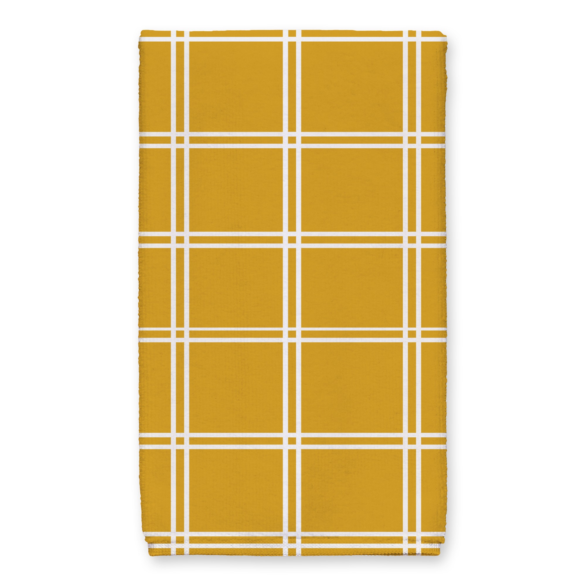 Line Grid Tea Towel