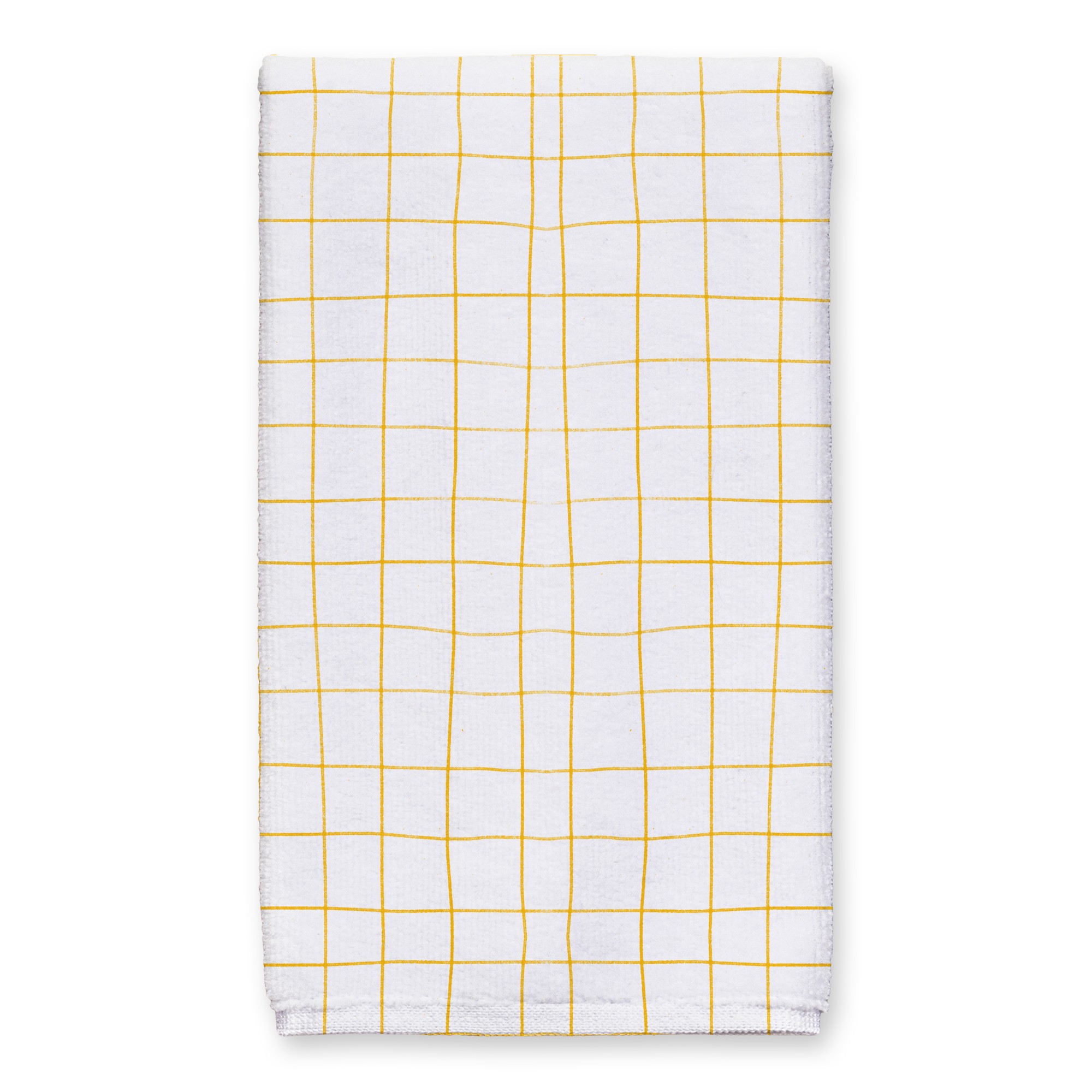 Penciled Grid Tea Towel