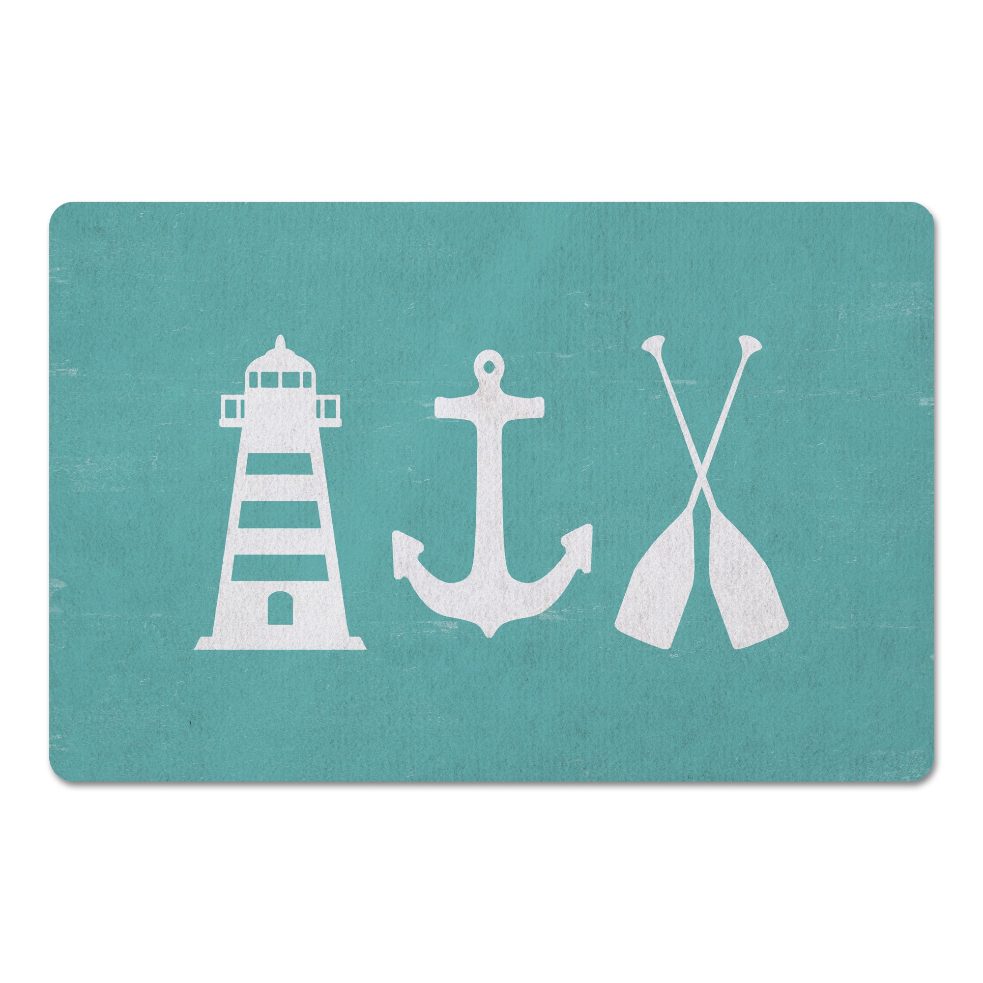 Coastal Icons Teal Textiles