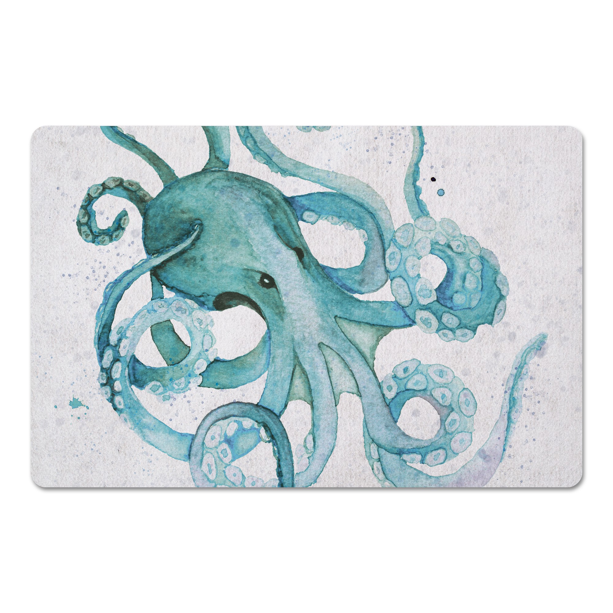 Octo Watercolor Teal Textiles