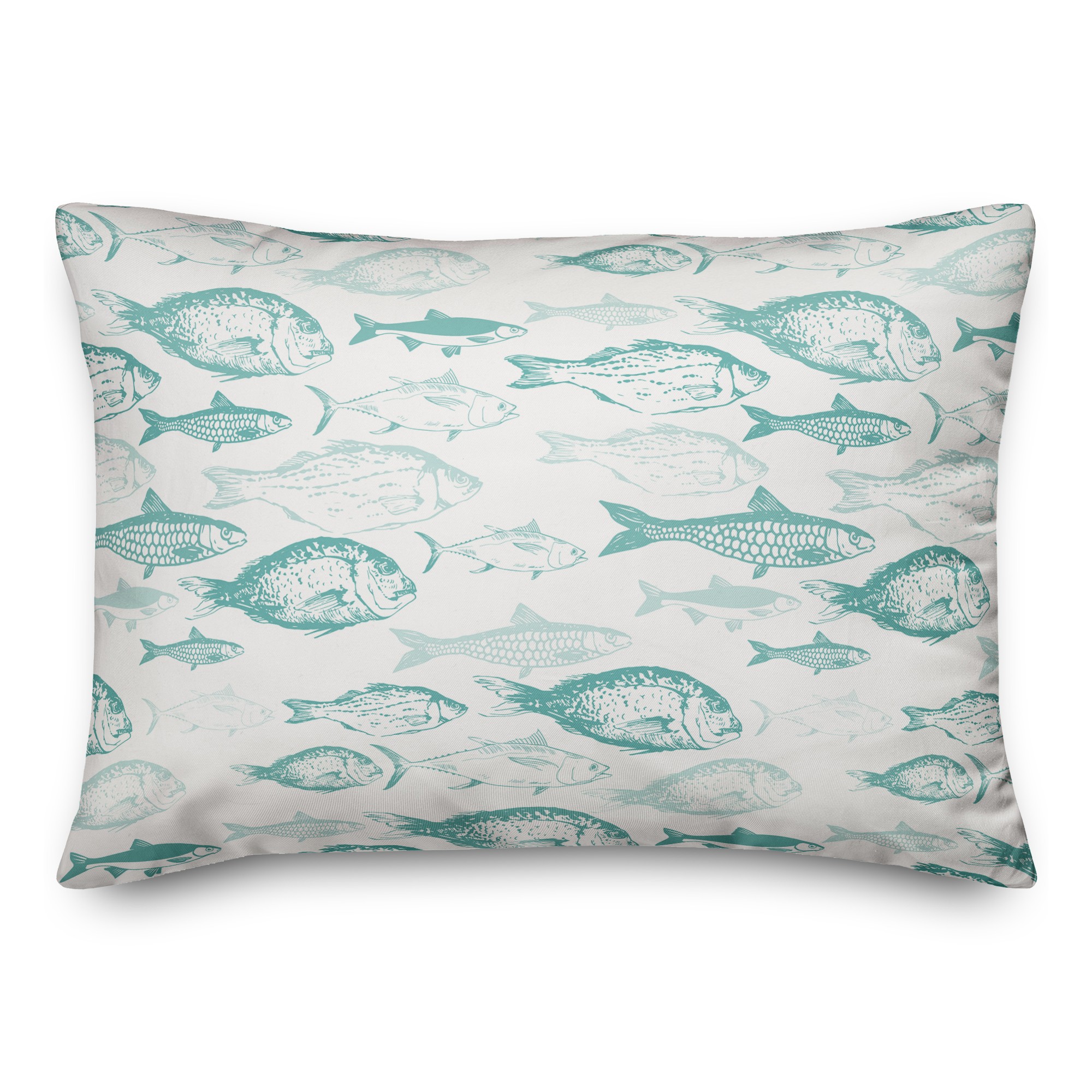 Shades Of Fish Pillow