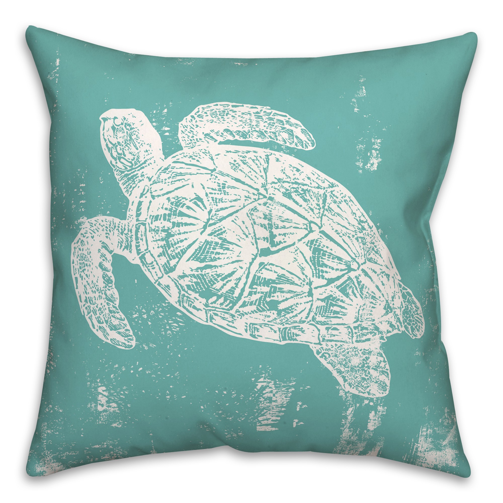 Stamp Turtle Pillow