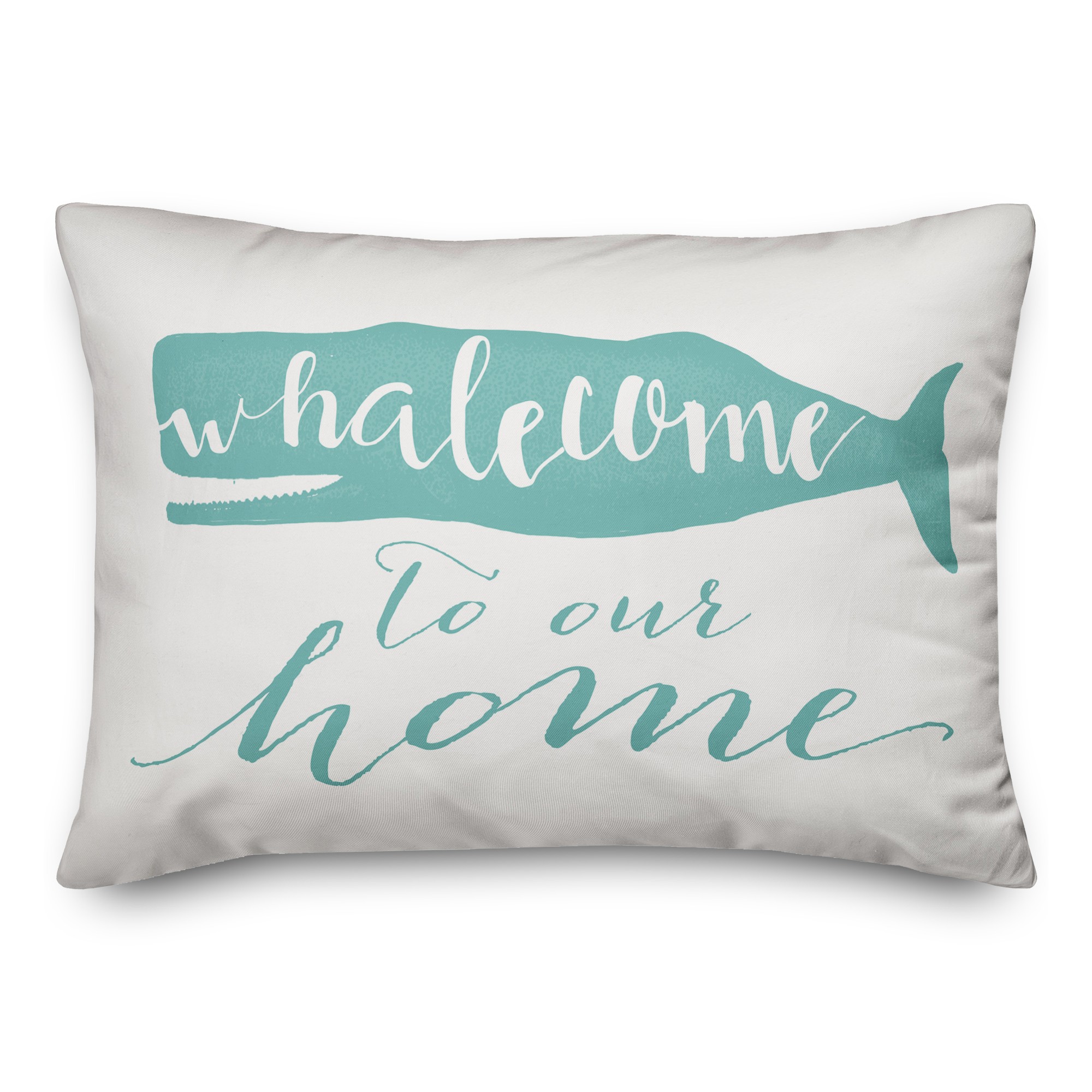 Whalcome Home Pillow