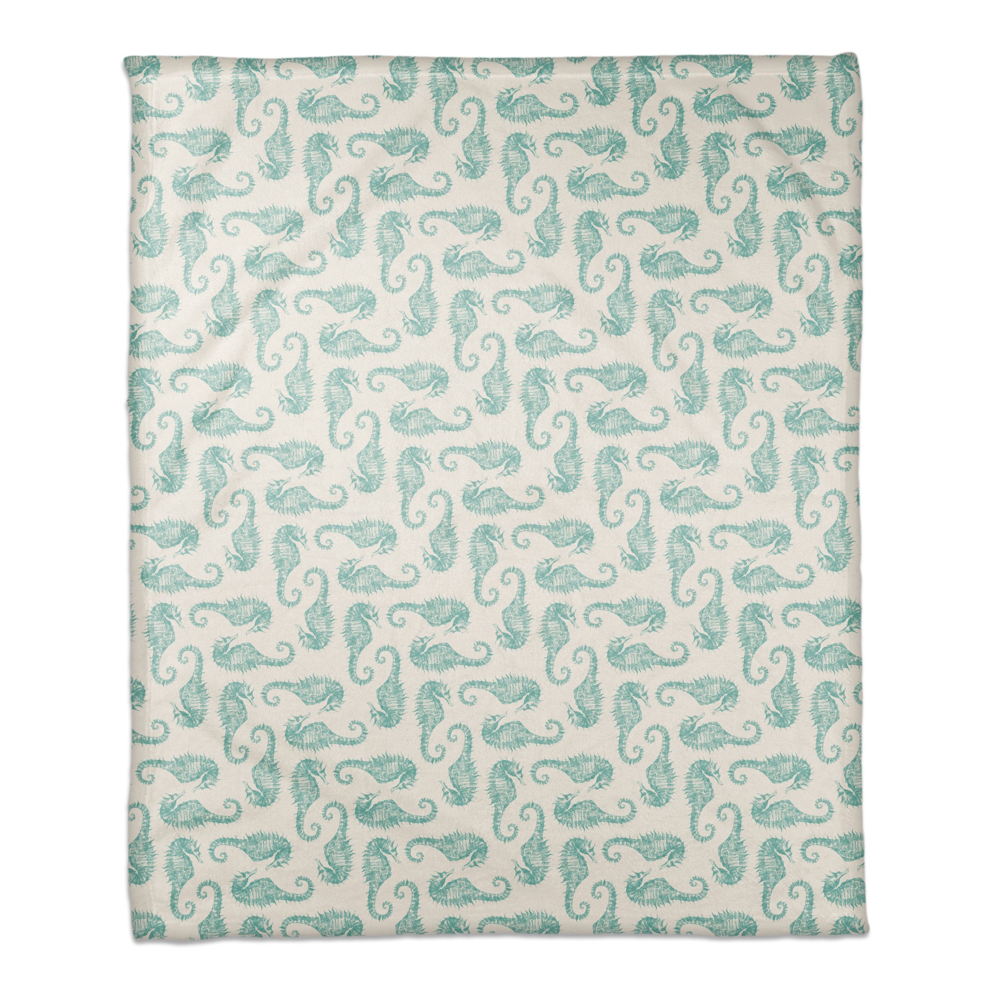 Watercolor Seahorse Textiles