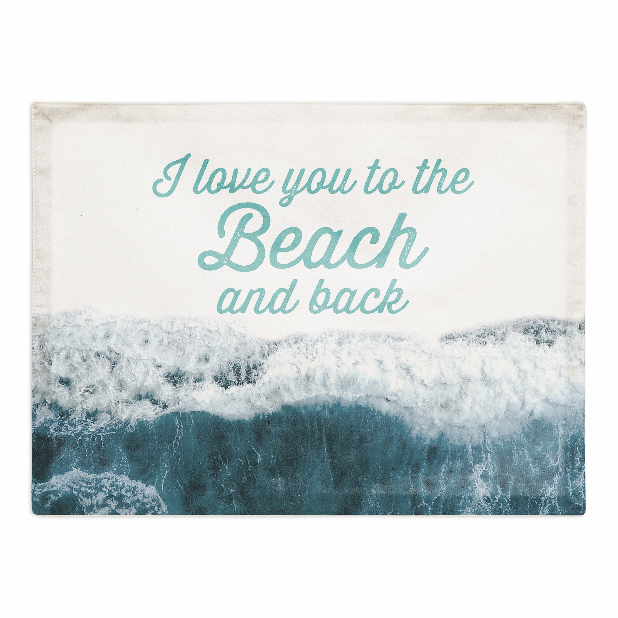 Wave Beach And Back Placemat