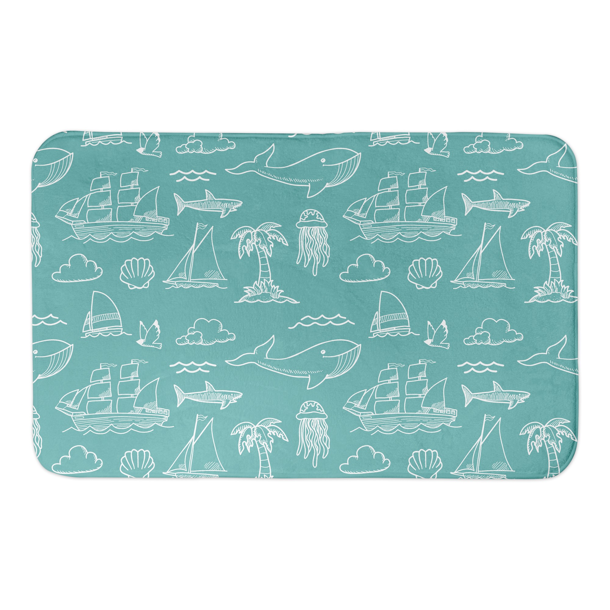 Sea Bath Mat