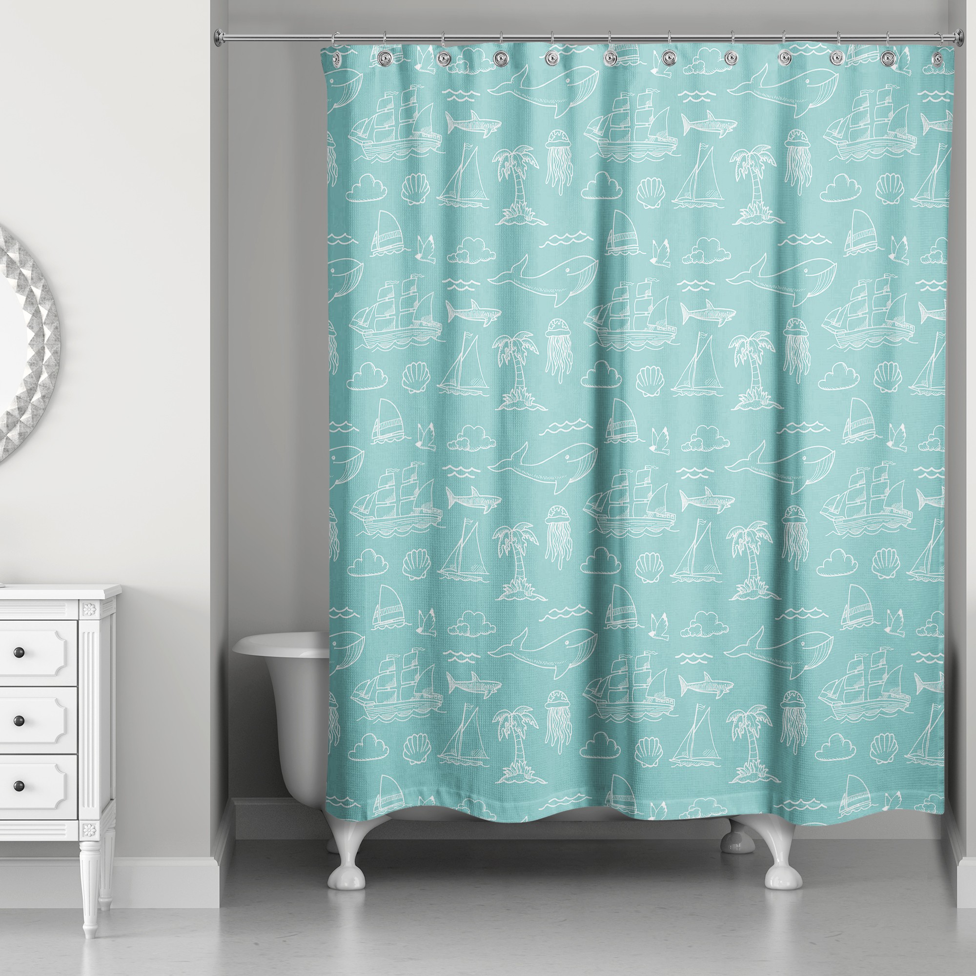Sea Shower Curtain