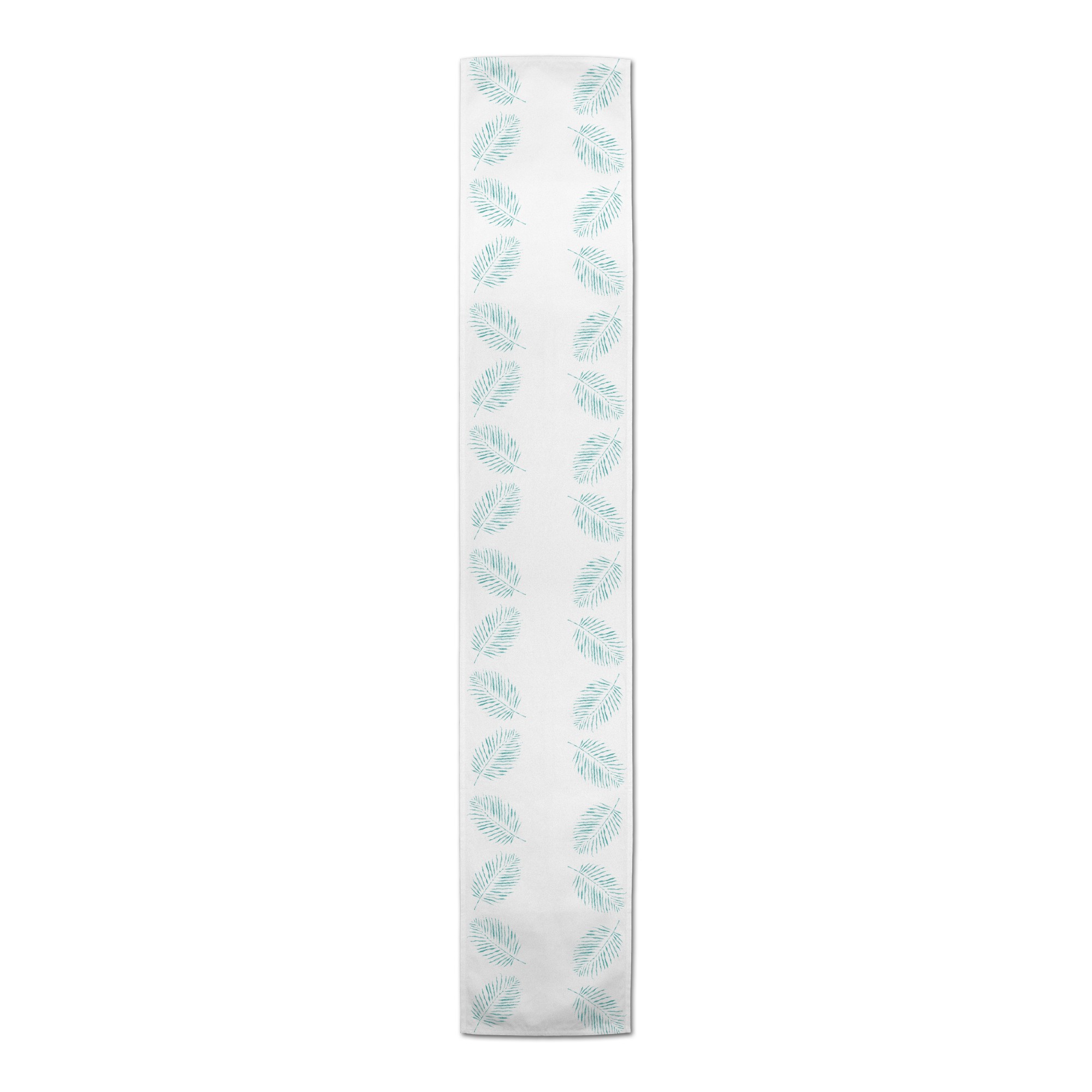 Watercolor Fern Border Runner