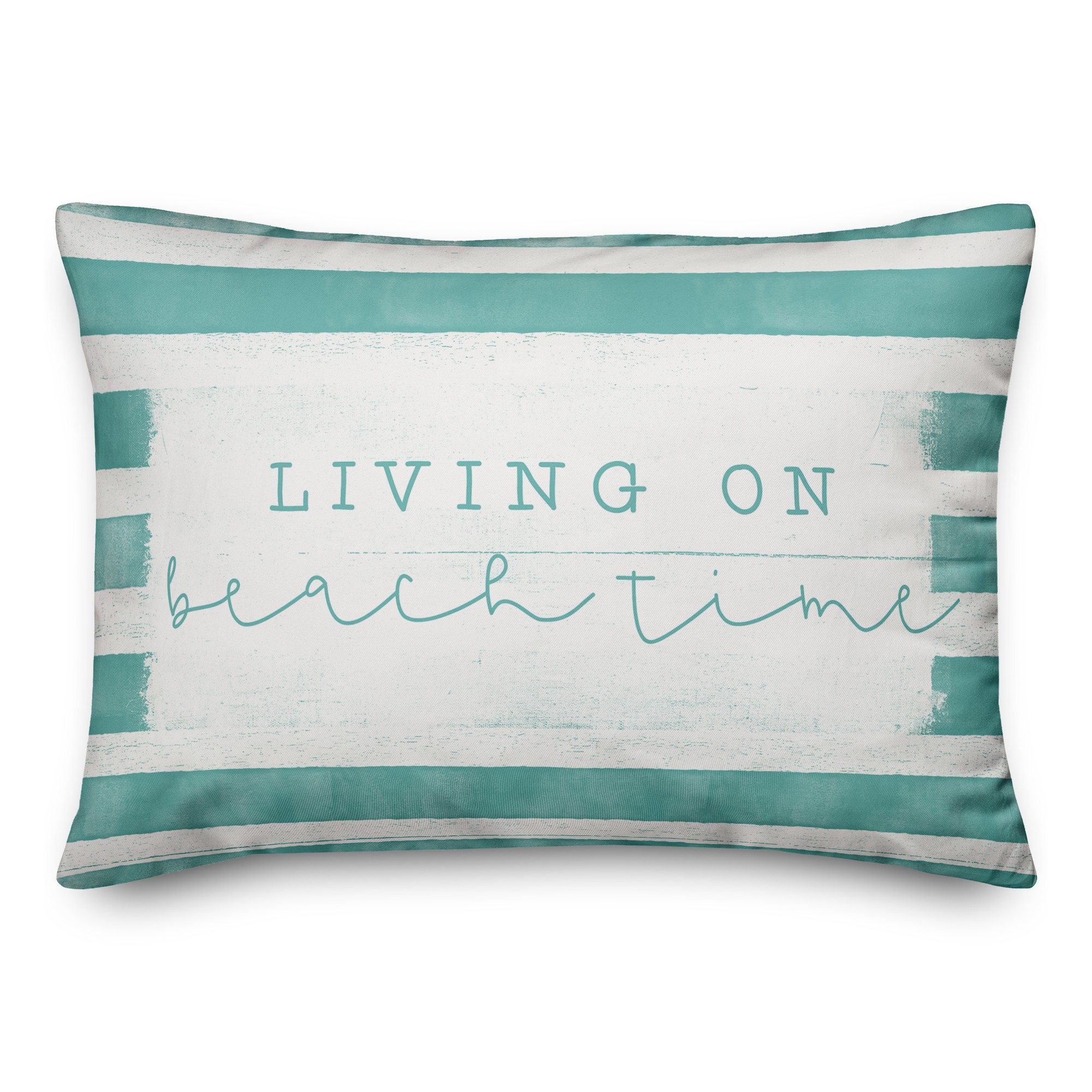 Beach Time Stripes Pillow