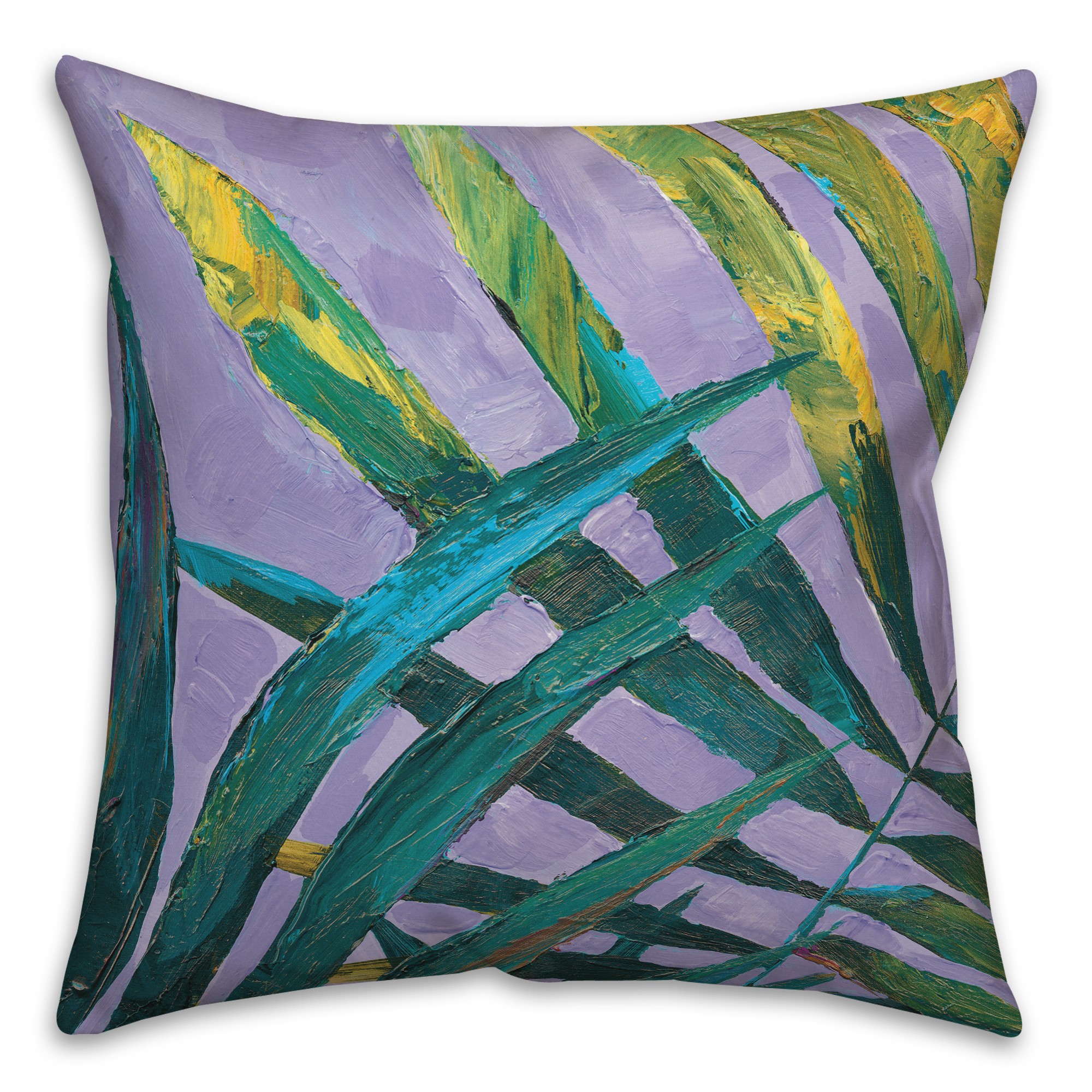 Painted Palms Pillow