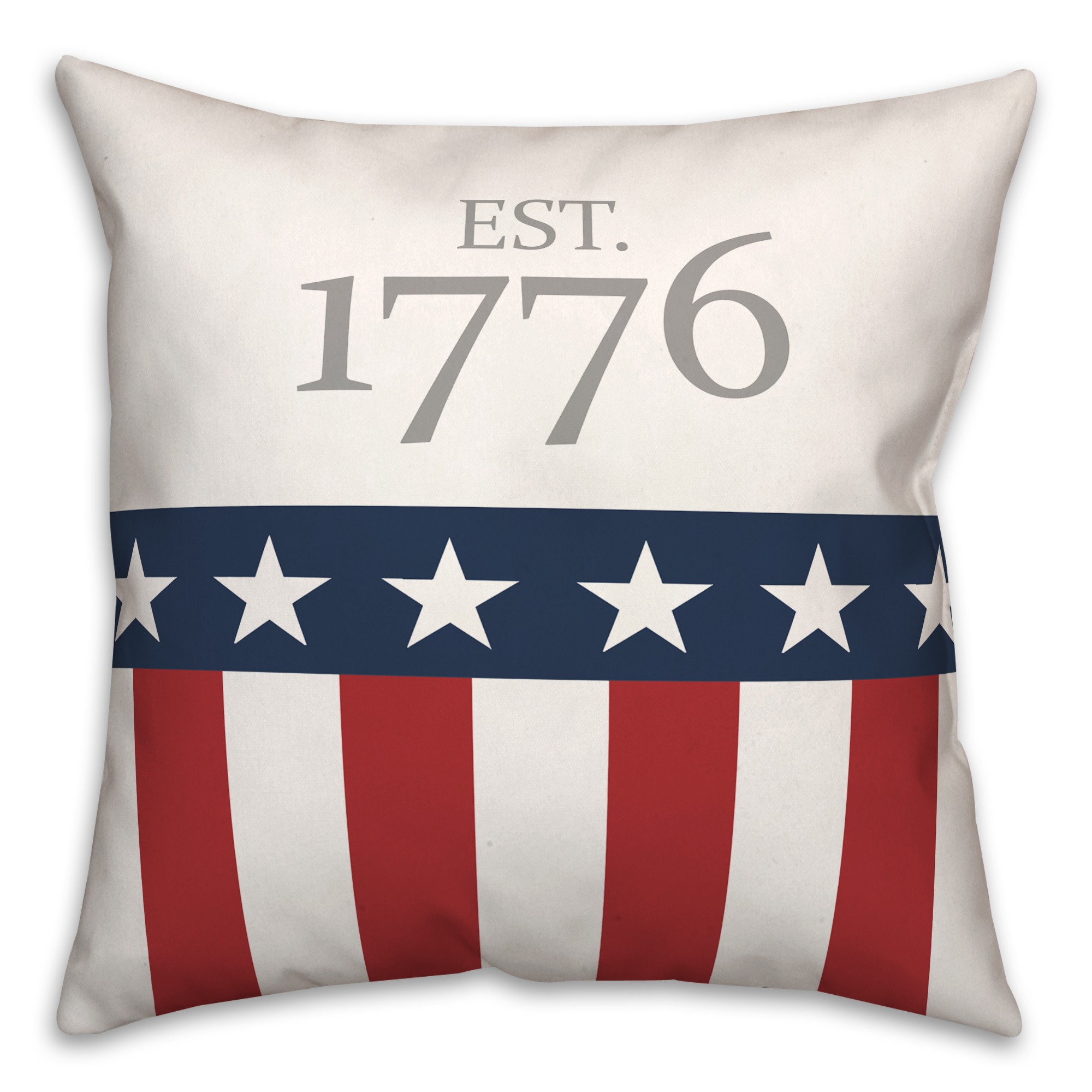 Est 1776 18x18 Spun Poly Pillow