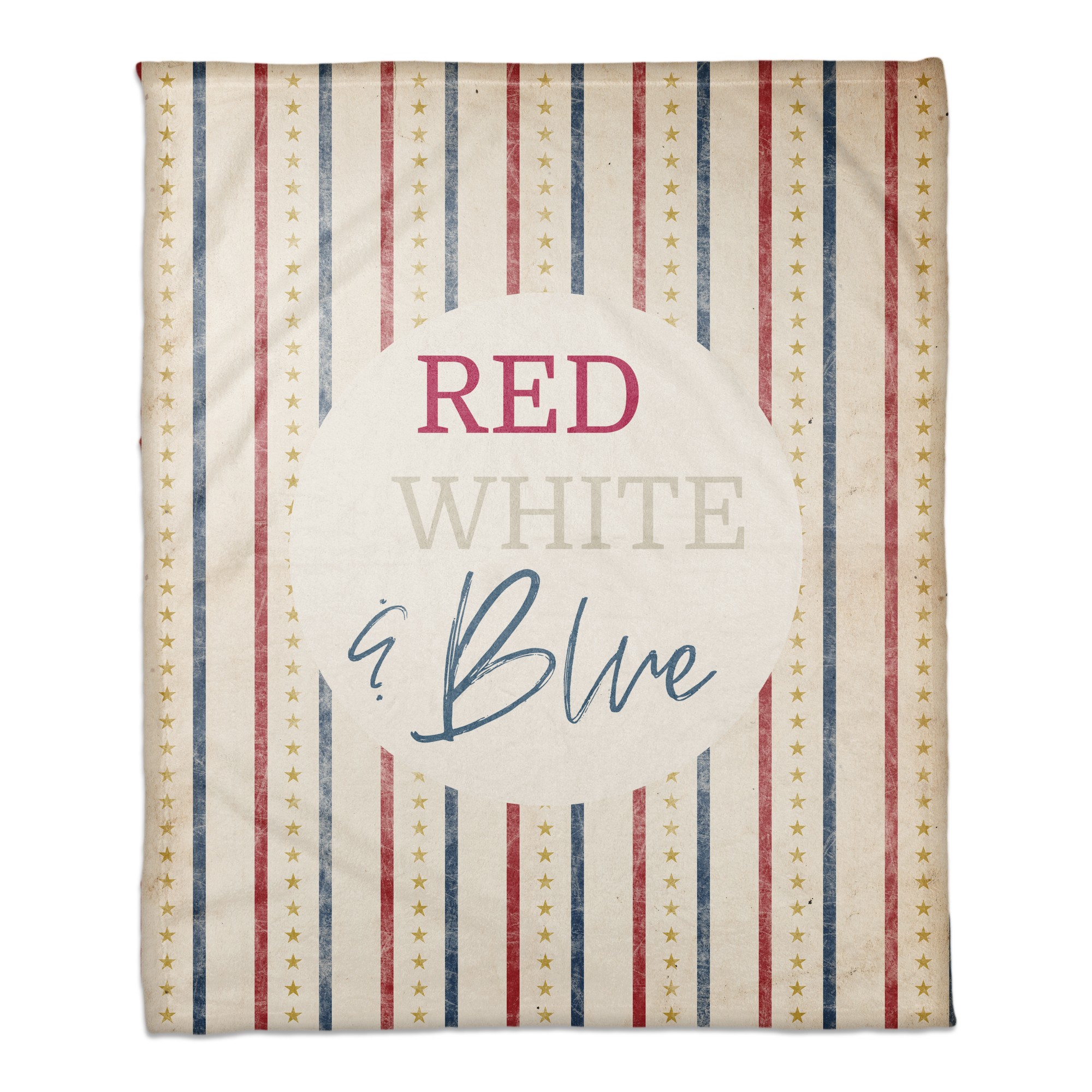 Red White And Blue 50x60 Coral Fleece Blanket