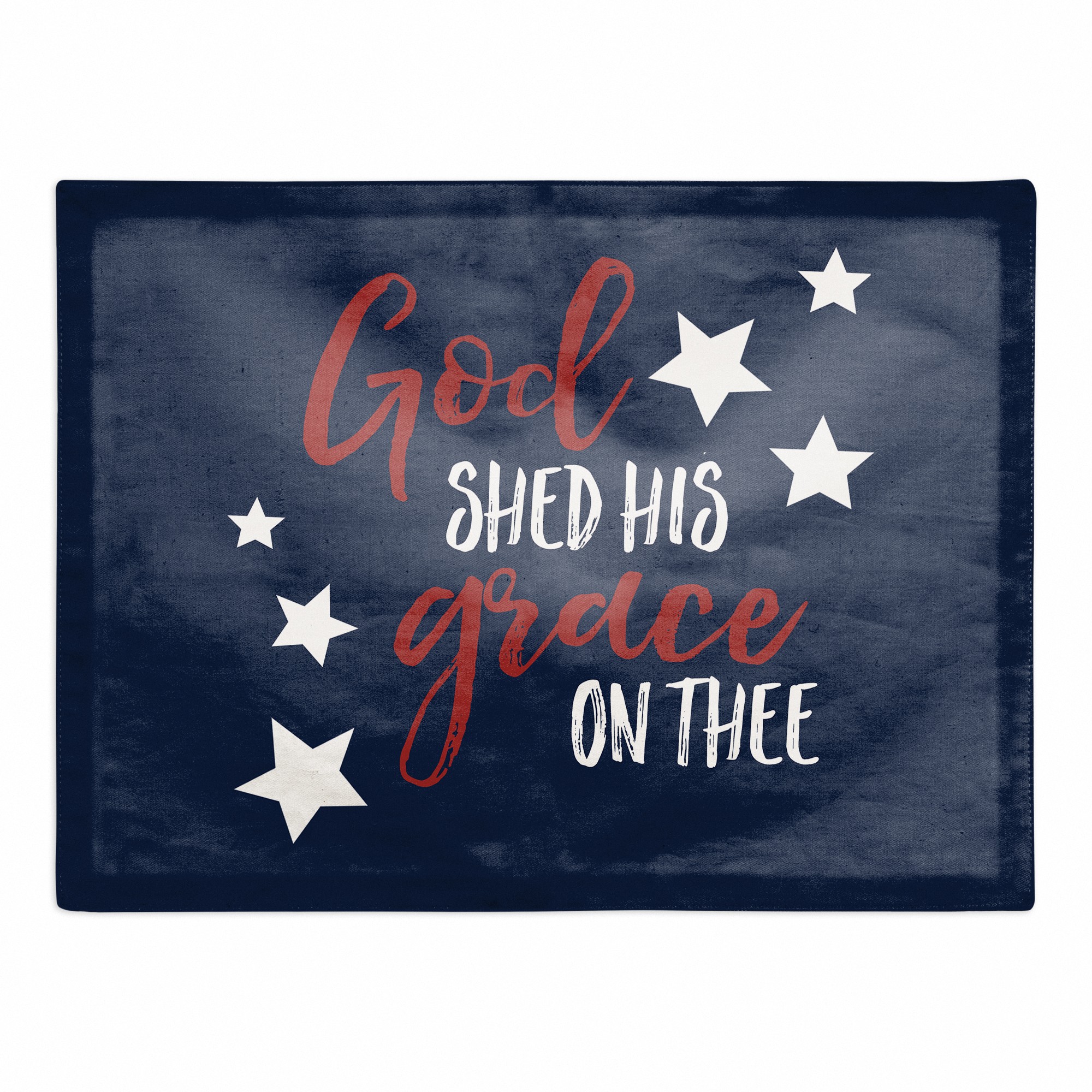 God Shed His Grace On Thee 18x14 Twill Placemat