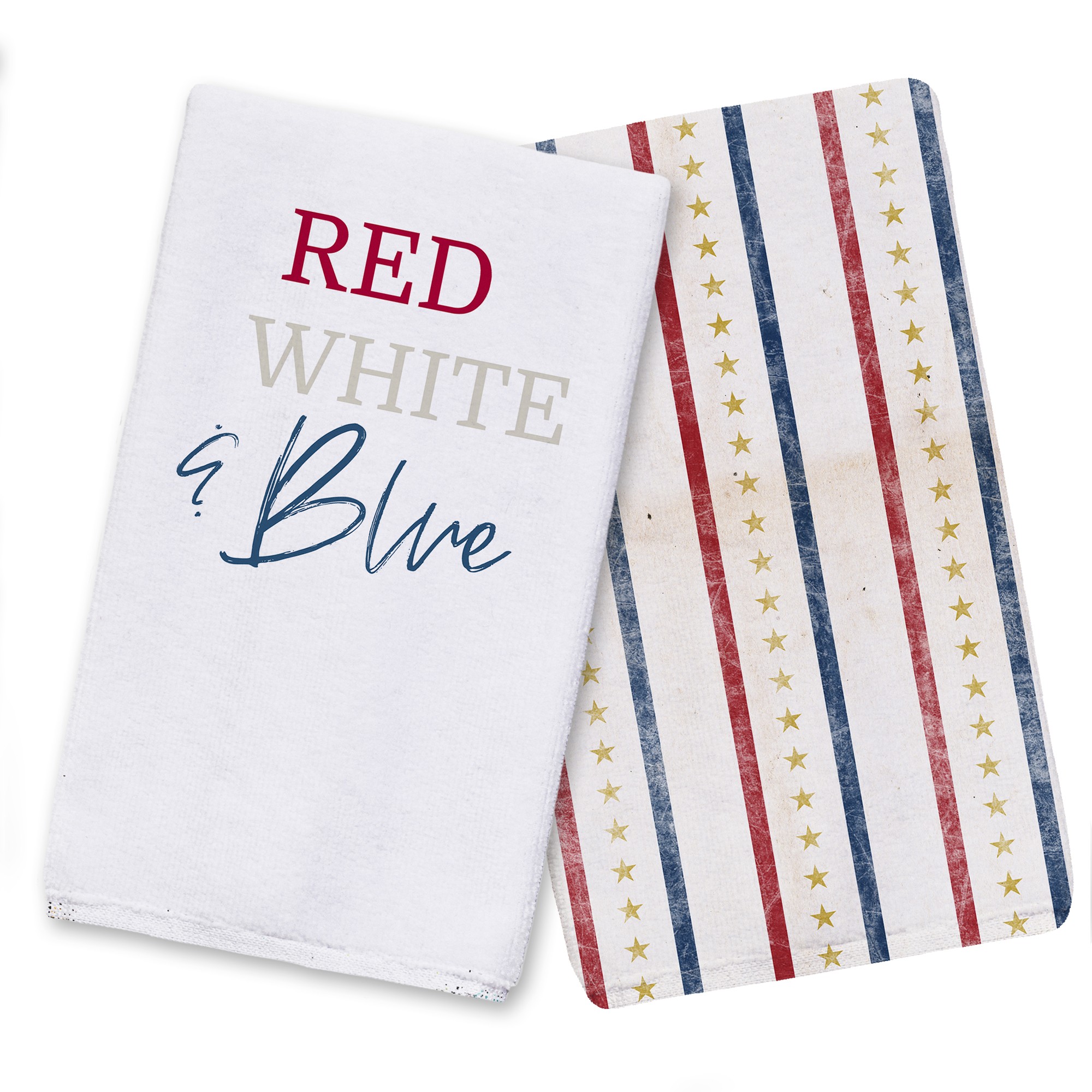 Red White And Blue Tea Towel Set