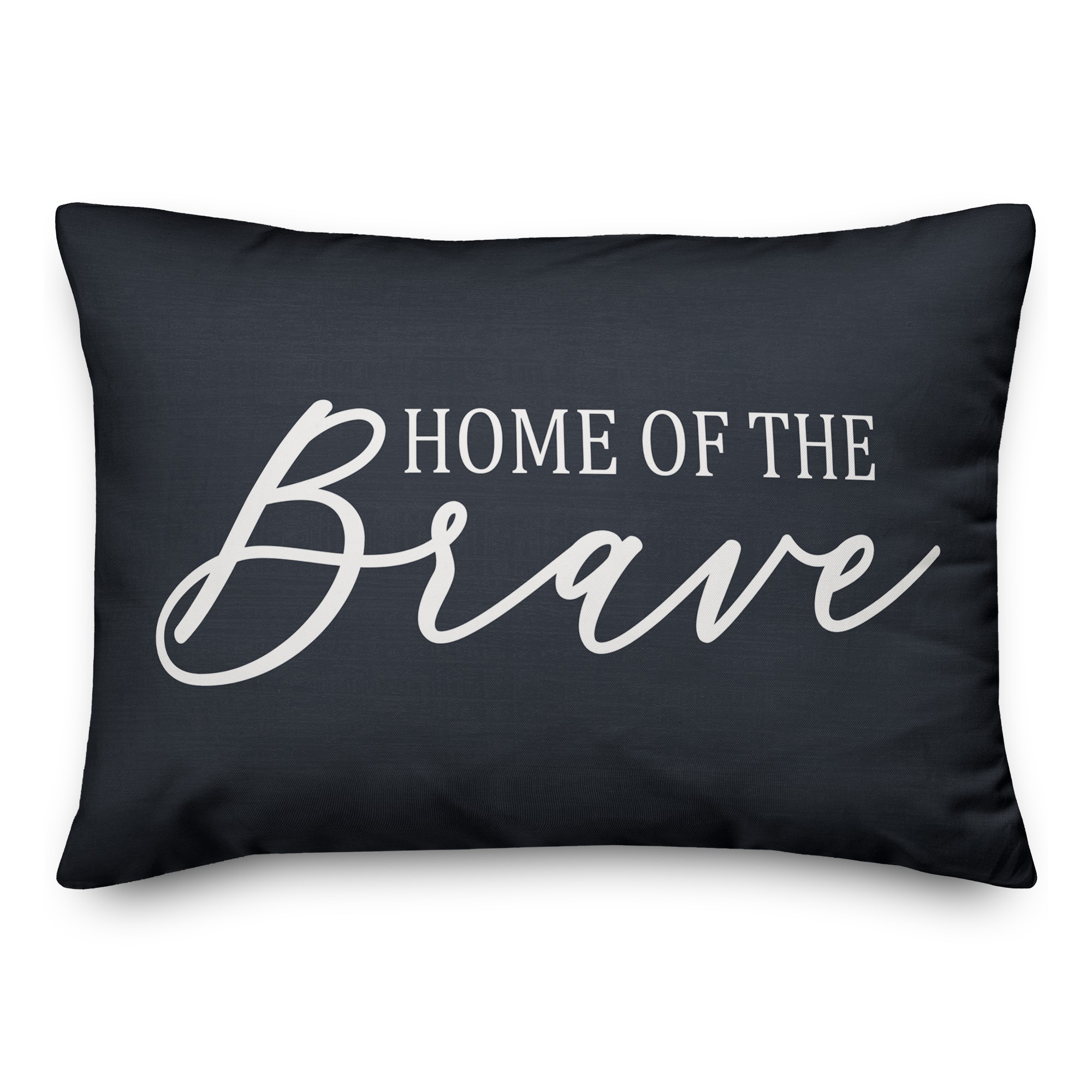 Home Of The Brave 14x20 Spun Poly Pillow