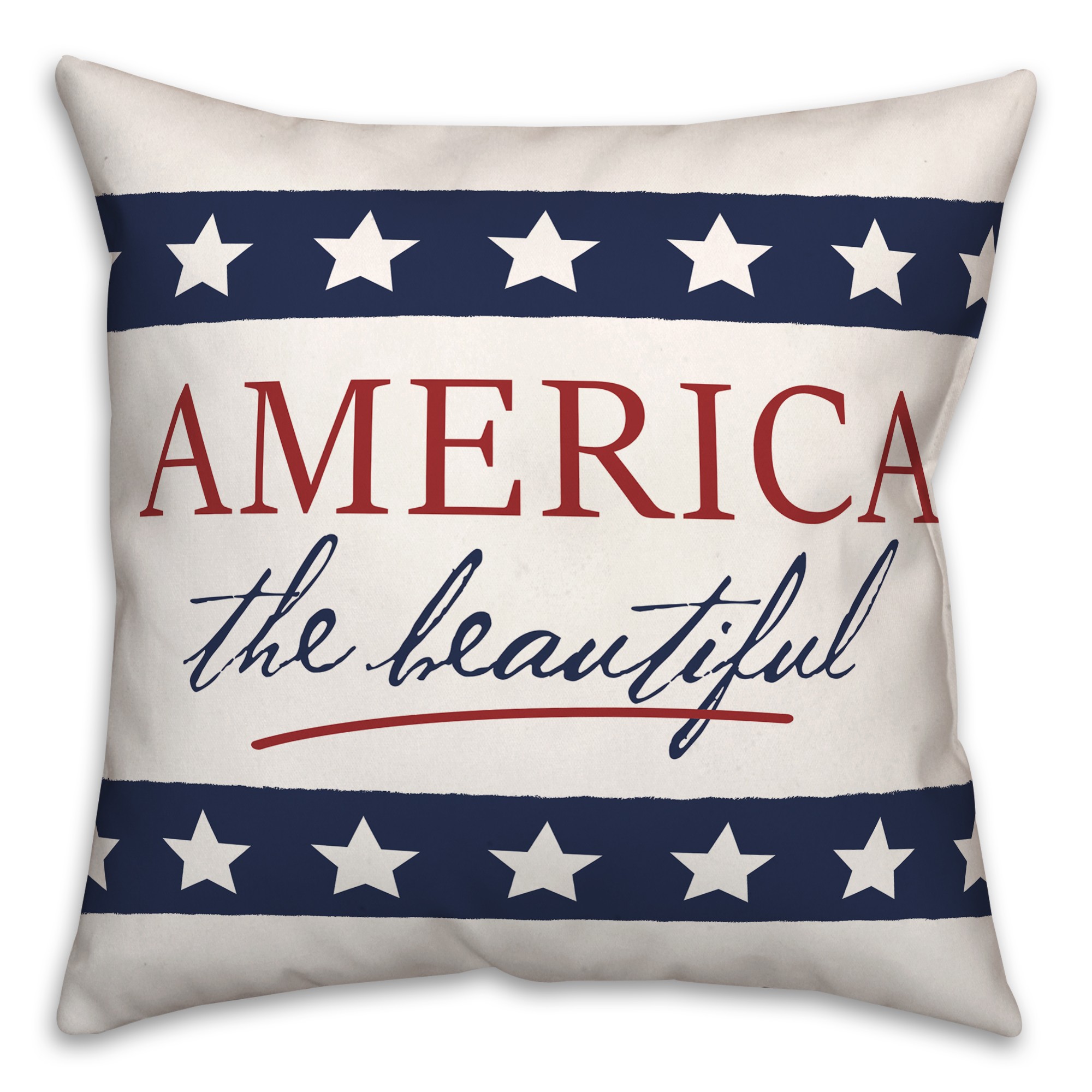 America The Beautiful 18x18 Spun Poly Pillow