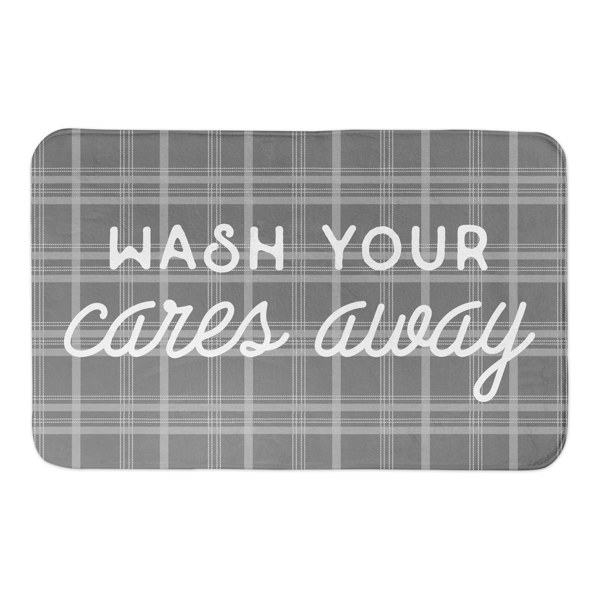 Wash Your Cares Away 34x21 Bath Mat