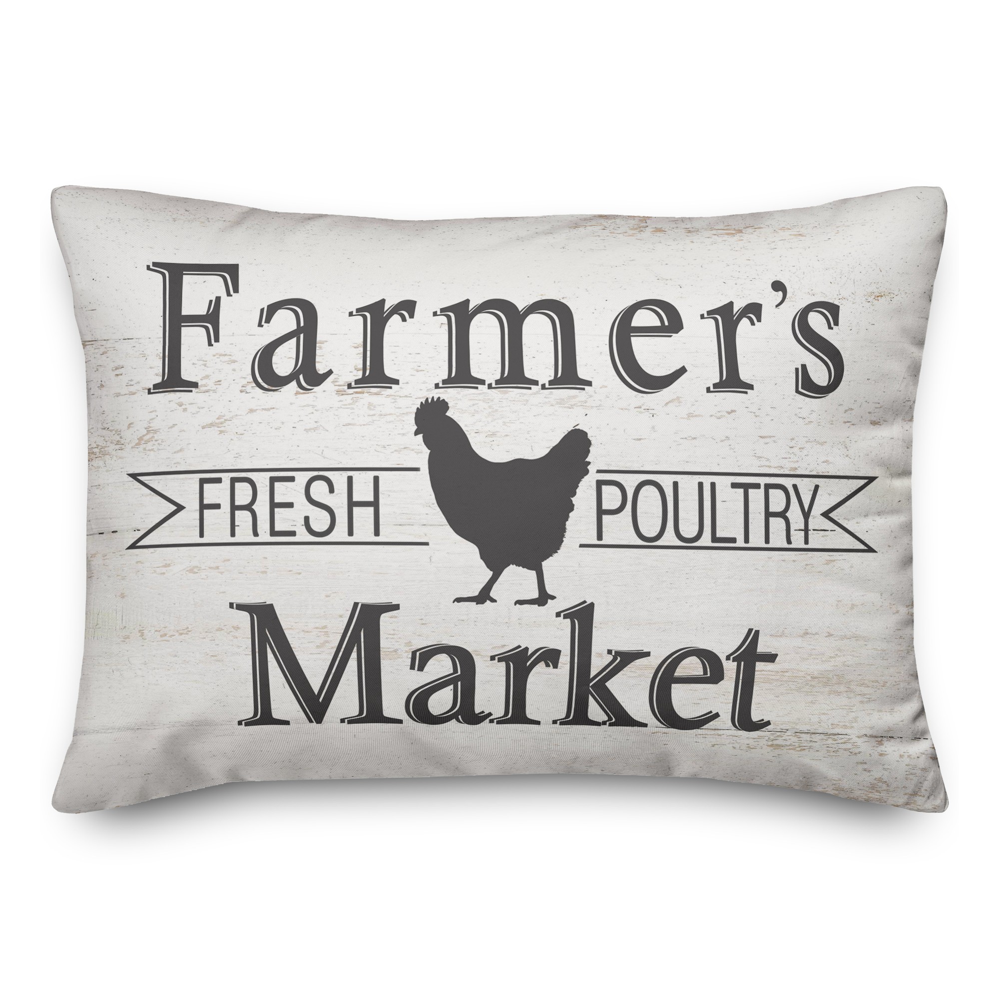 Farmers Market 14x20 Spun Poly Pillow