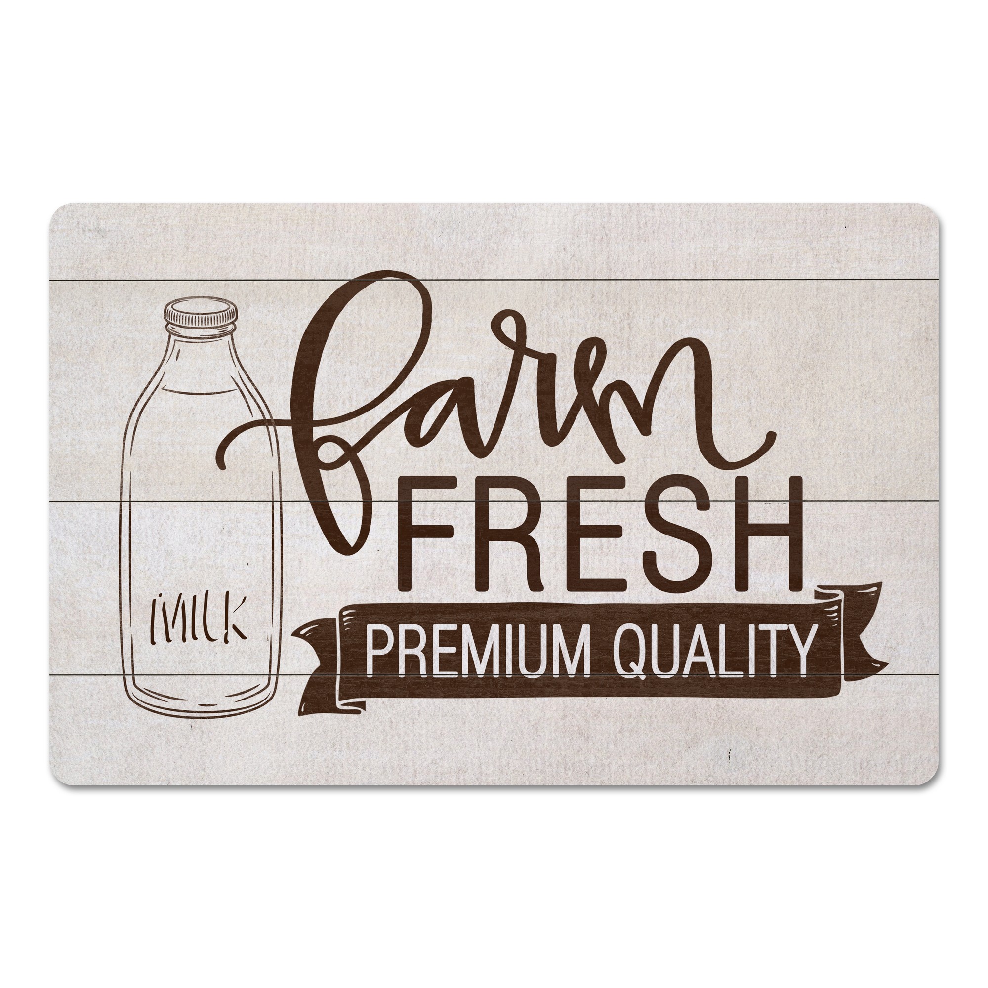 Farm Fresh Milk 27x18 Floor Mat