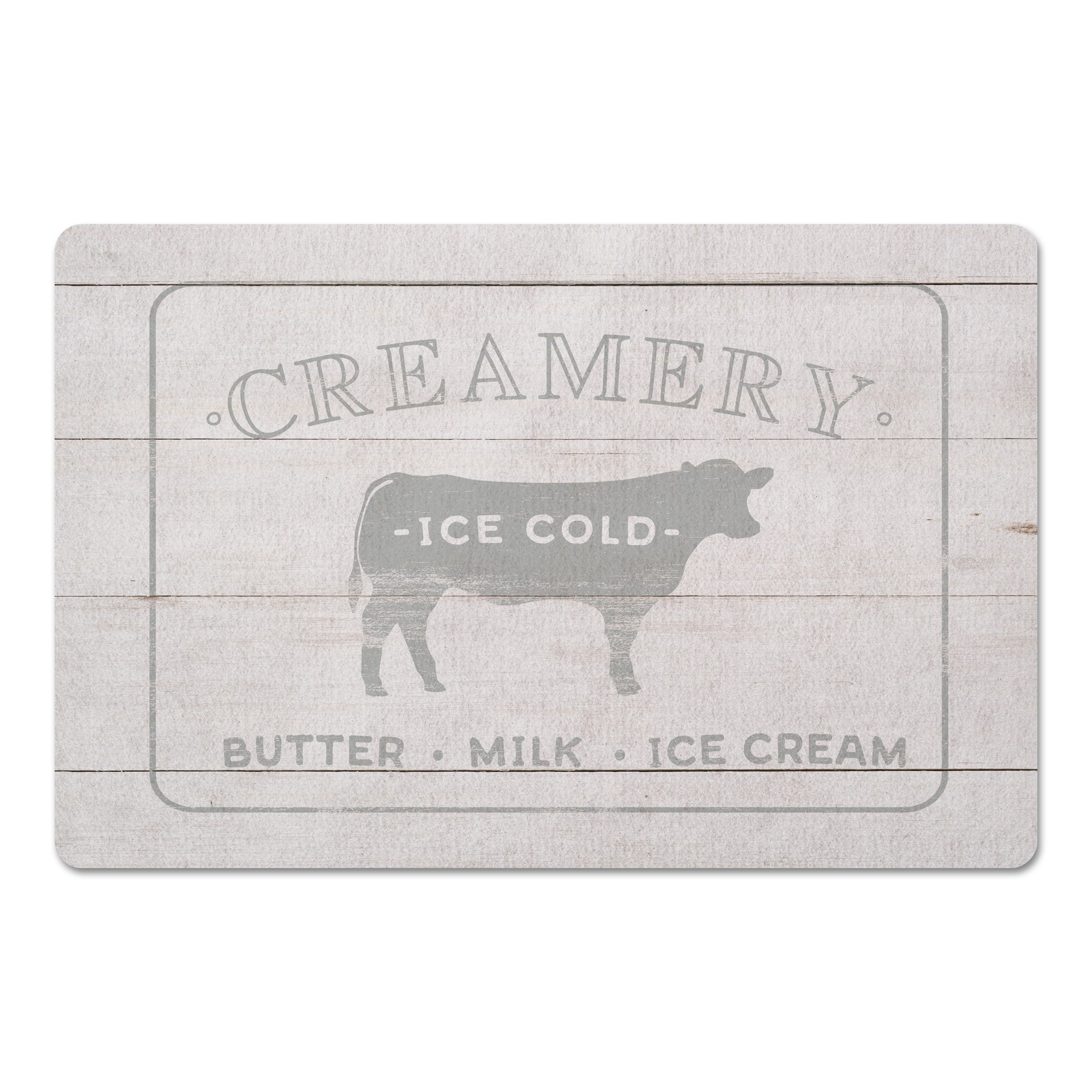 Creamry Ice Cold Cow 27x18 Floor Mat
