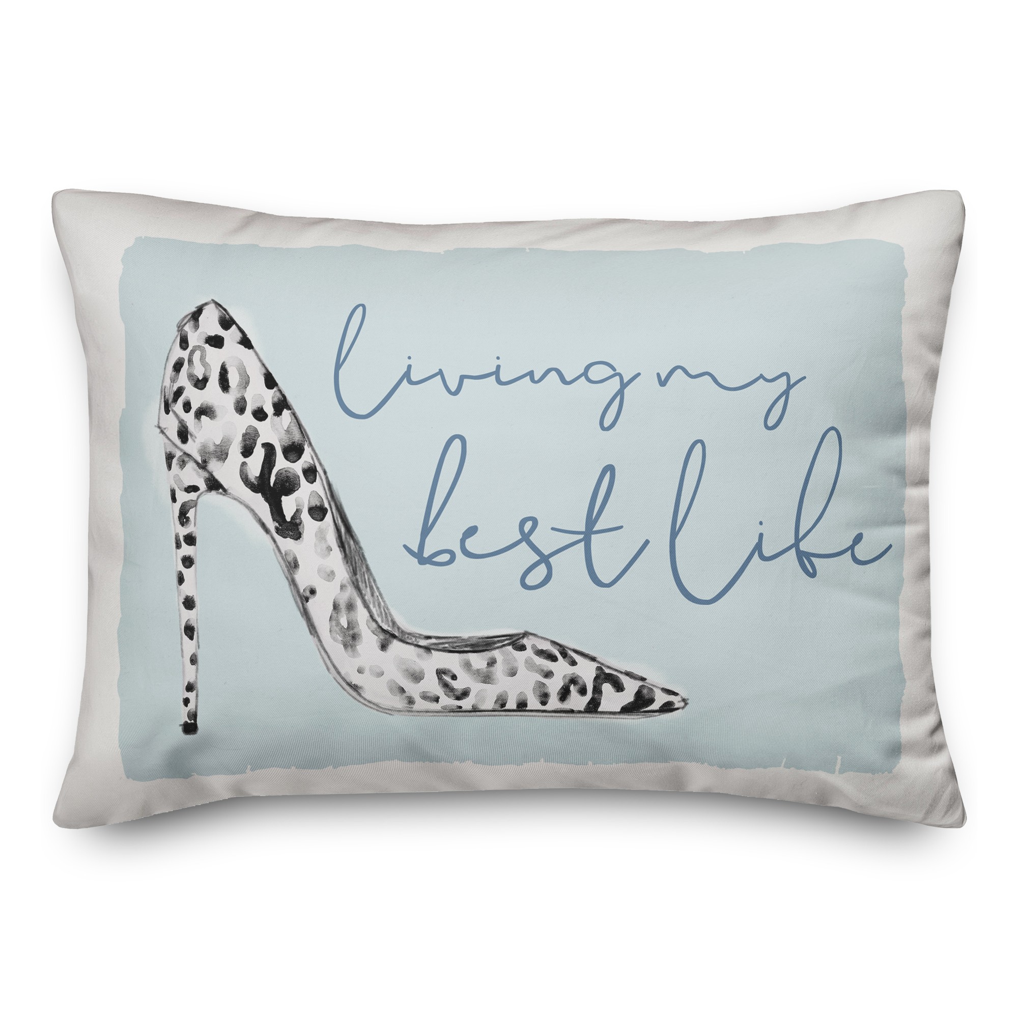 Best Life Powder 14x20 Spun Poly Pillow