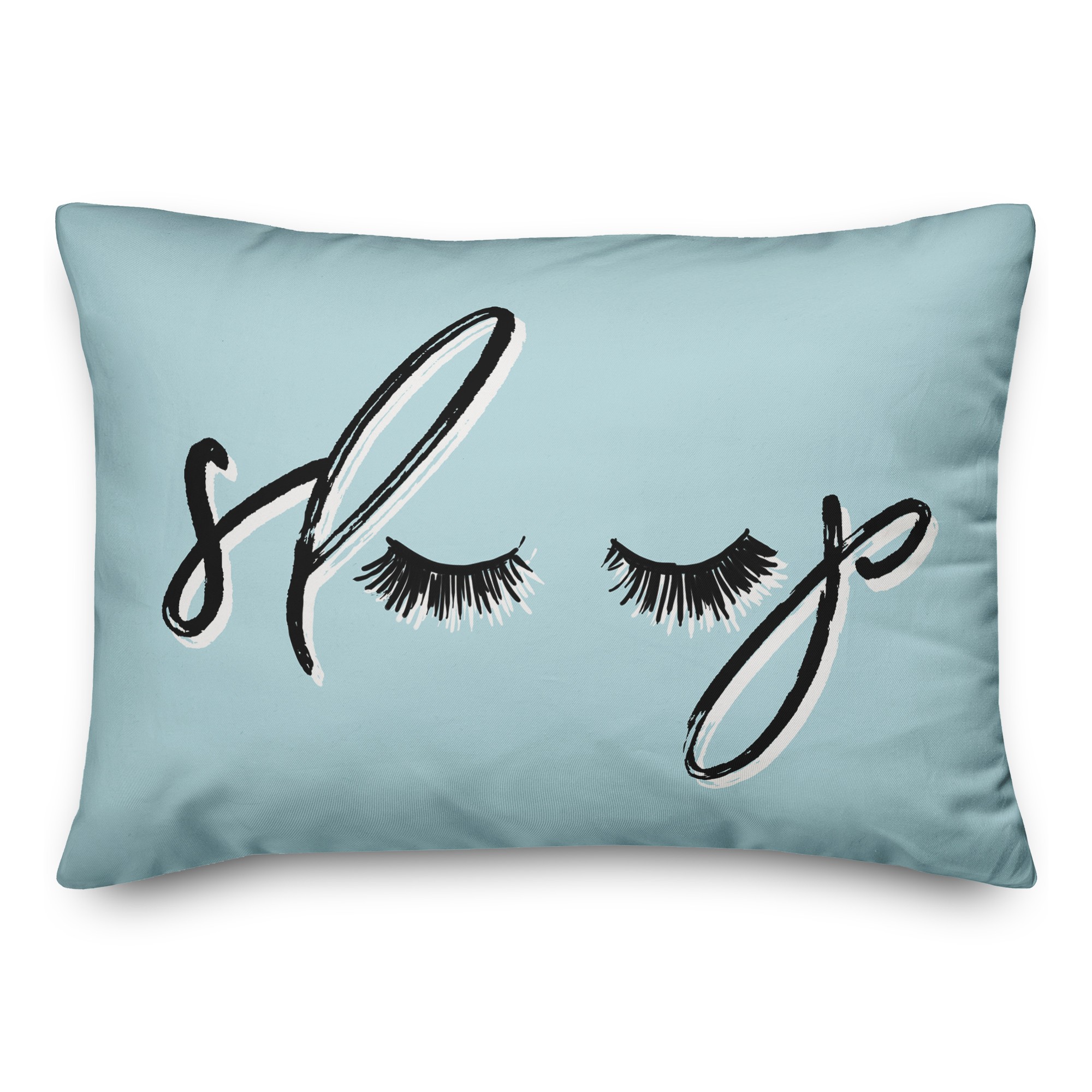 Sleep Blue Powder 14x20 Spun Poly Pillow