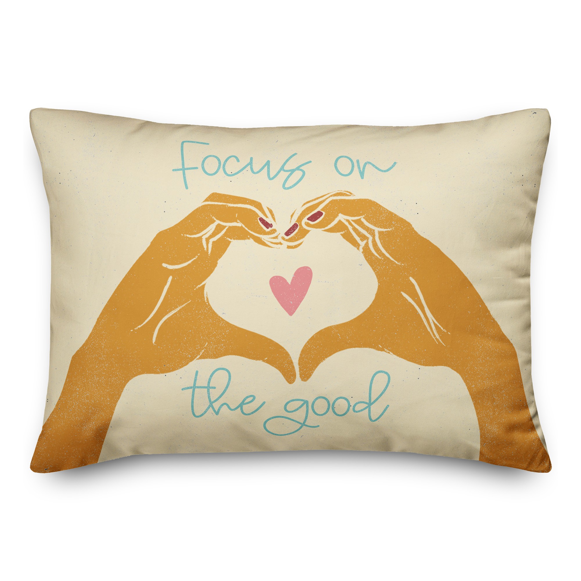 Focus On the Good 14x20 Spun Poly Pillow