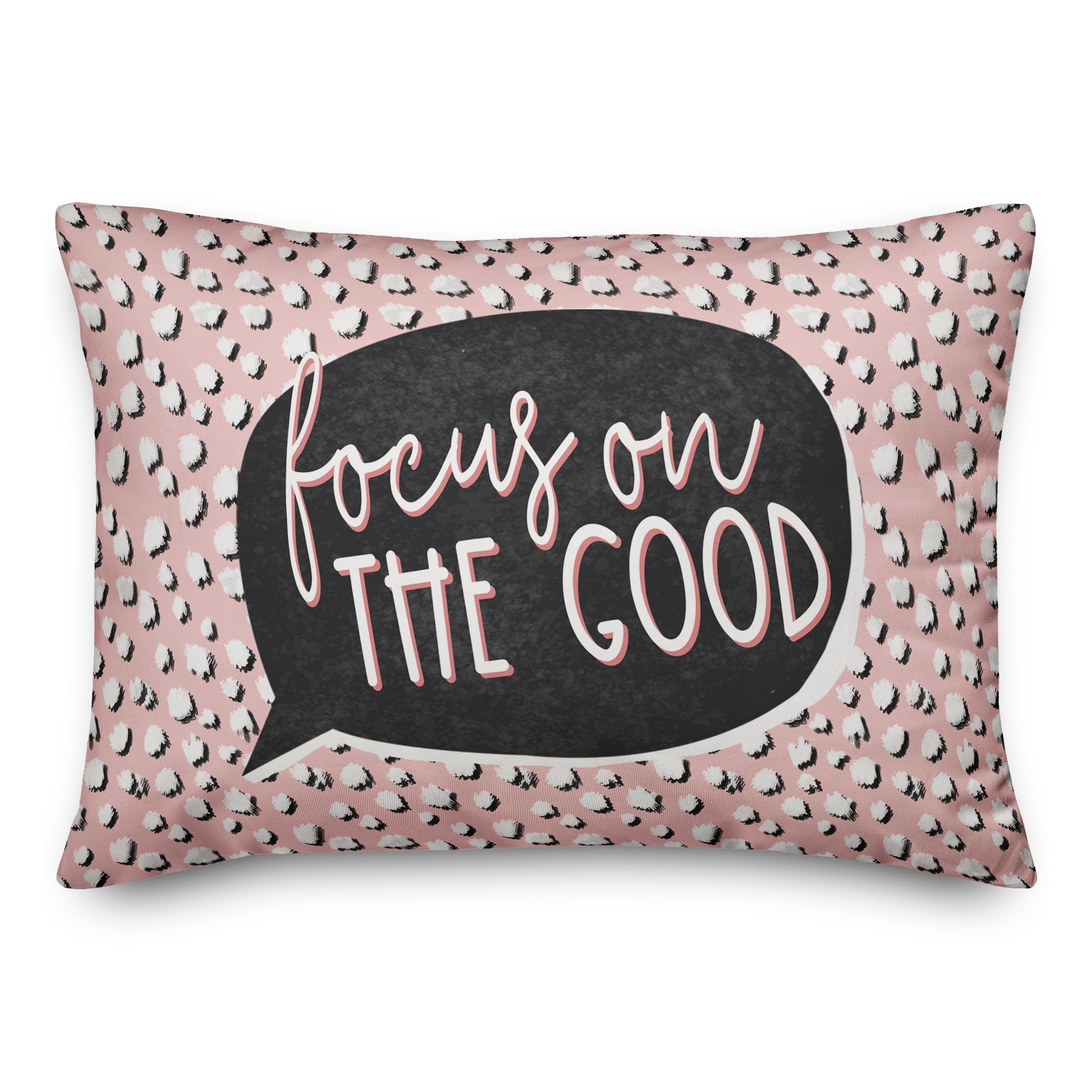 Focus On the Good 14x20 Spun Poly Pillow