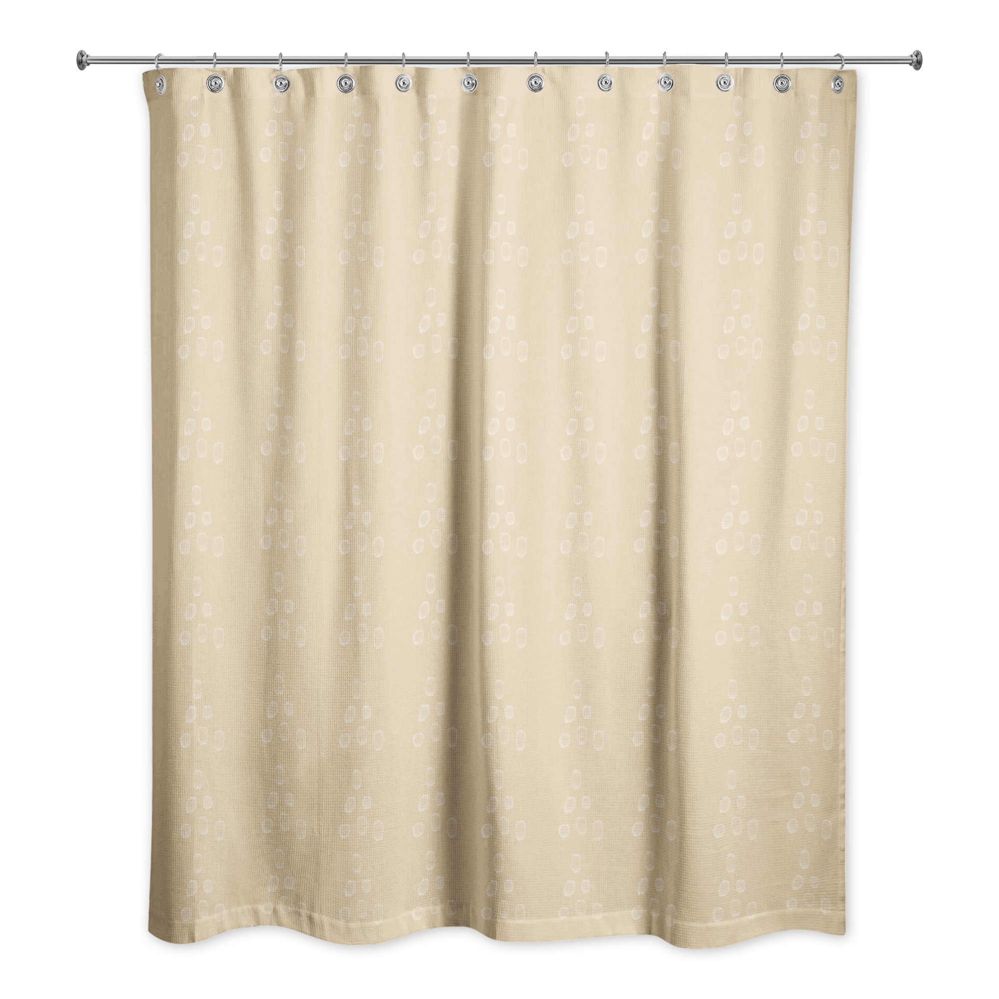 Faded Triangle 71x74 Shower Curtain