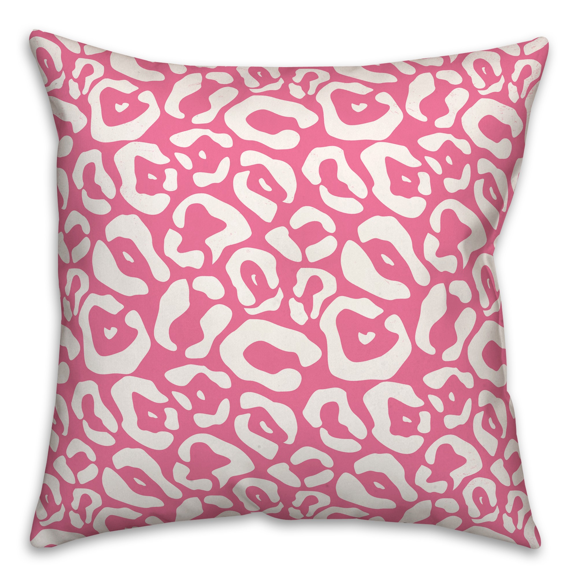 Pink Cheetah 16x16 Spun Poly Pillow