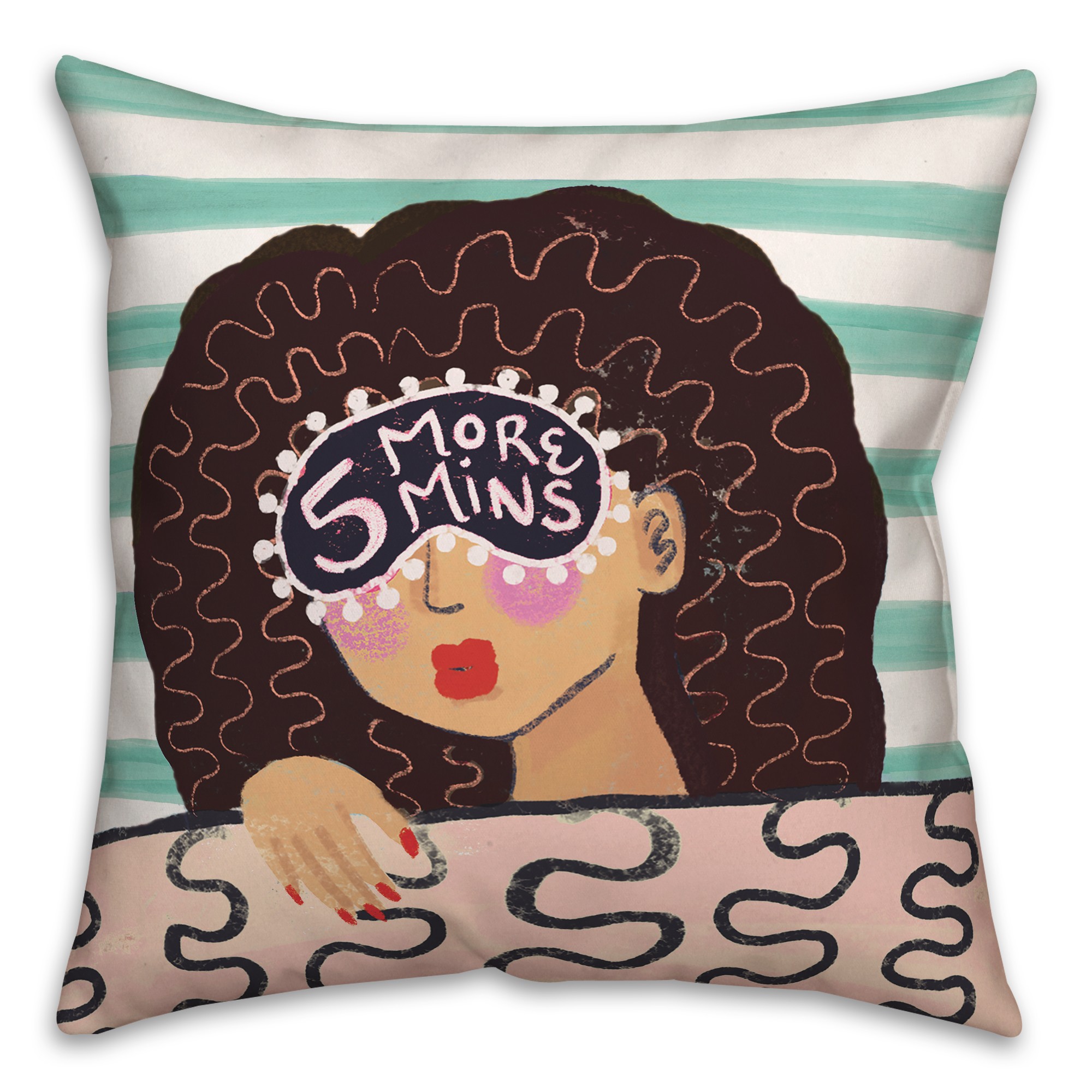 Trendy Girl 16x16 Spun Poly Pillow