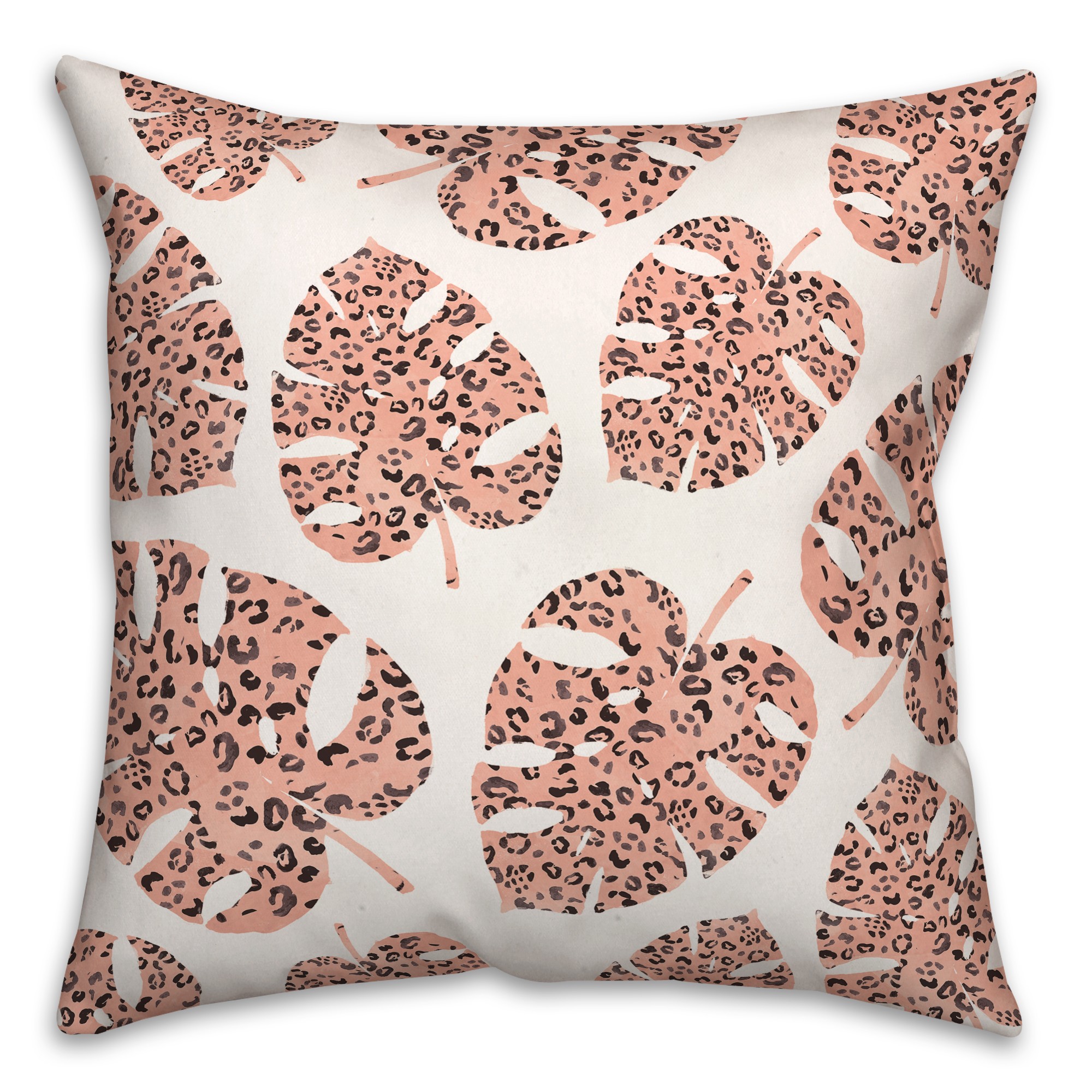 Pink Cheetah 16x16 Spun Poly Pillow