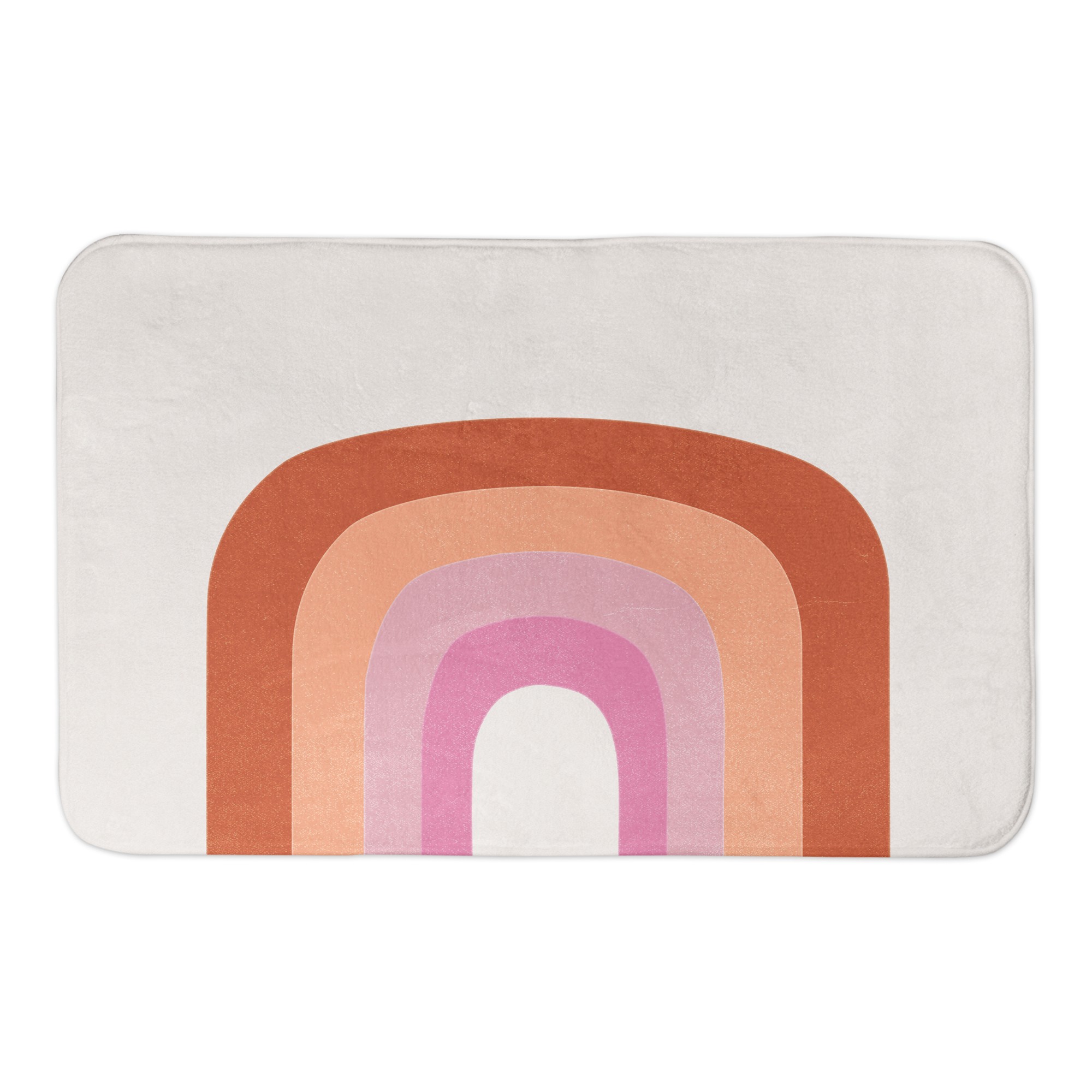 Retro Rainbow 34x21 Bath Mat