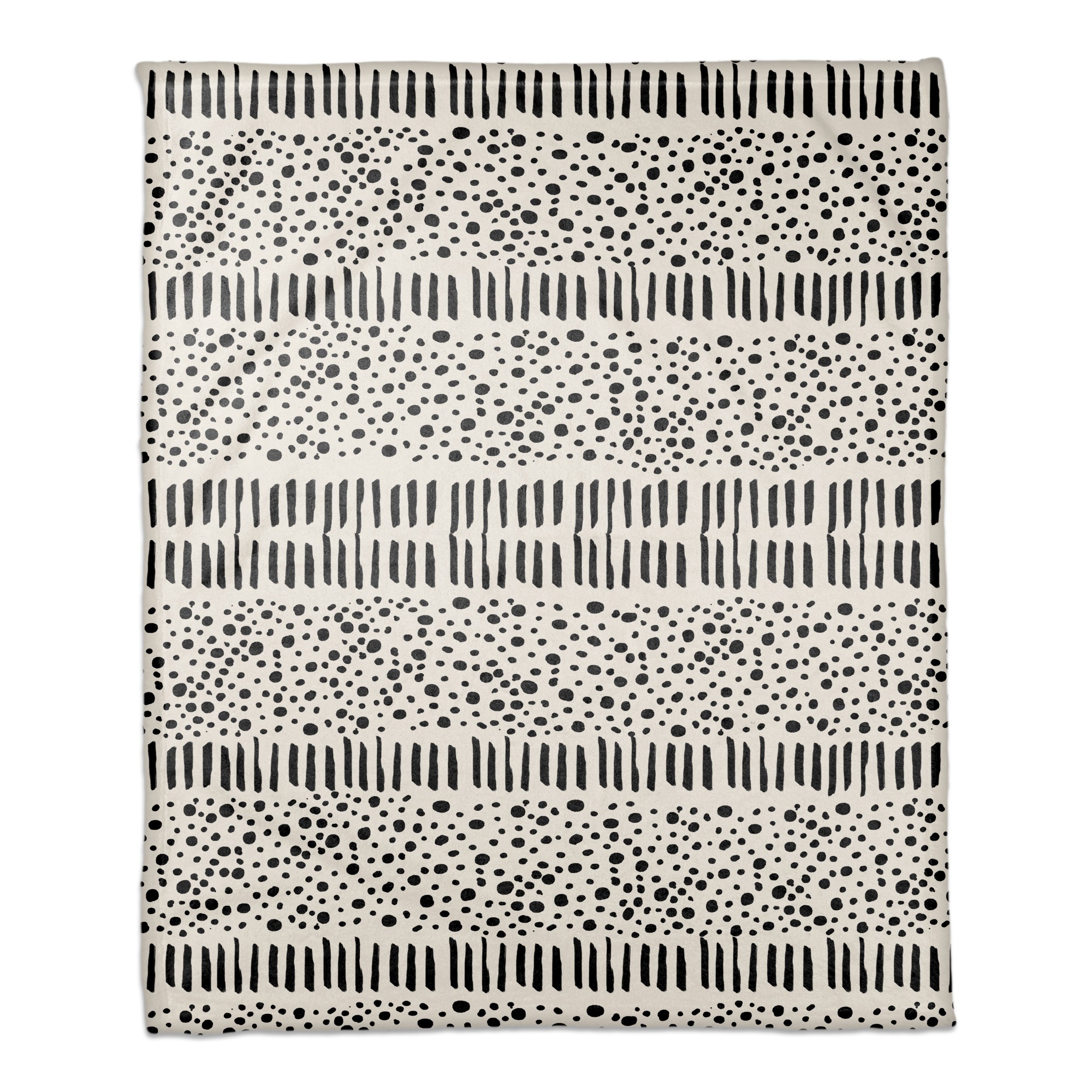 Dashes Dots   50x60 Coral Fleece Blanket