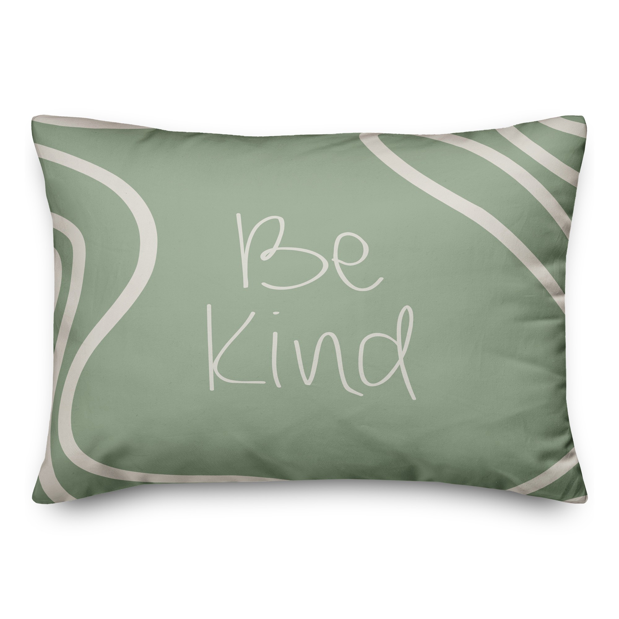 Sage Lines 14x20 Spun Poly Pillow