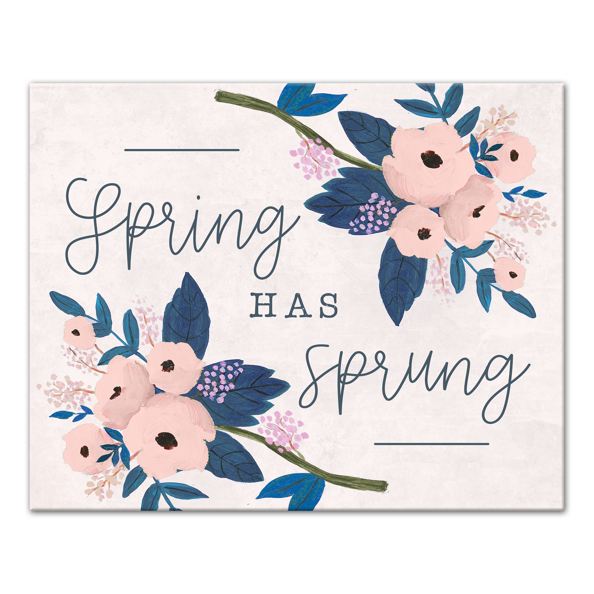 Spring Sprung  Stems  20x16 Canvas Wall Art