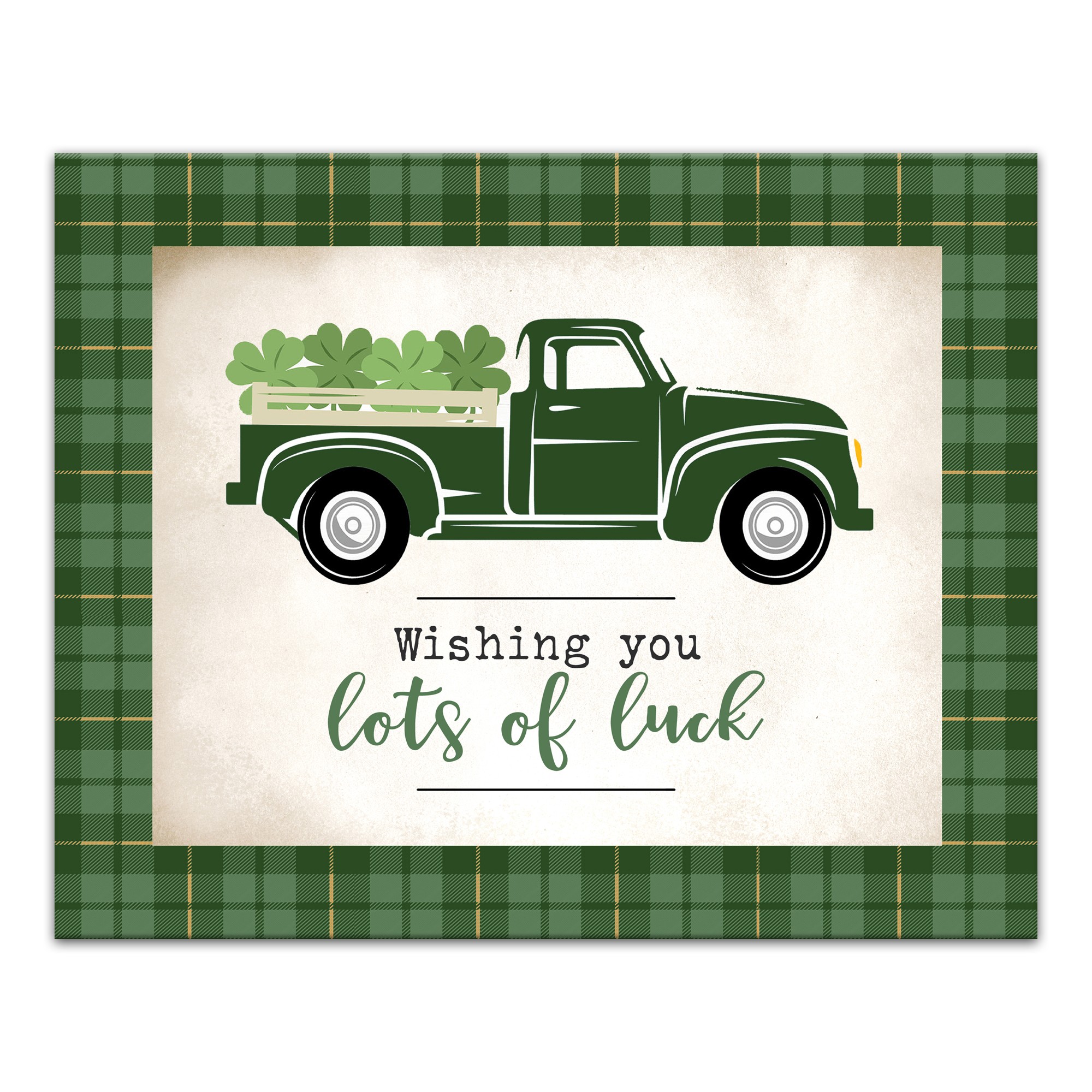 Lucky Truck 20x16 Canvas Wall Art