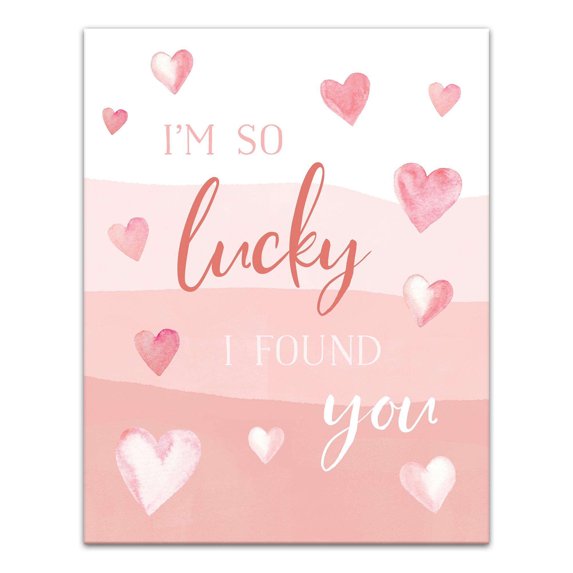 Lucky I  Found You 11x14 Canvas Wall Art