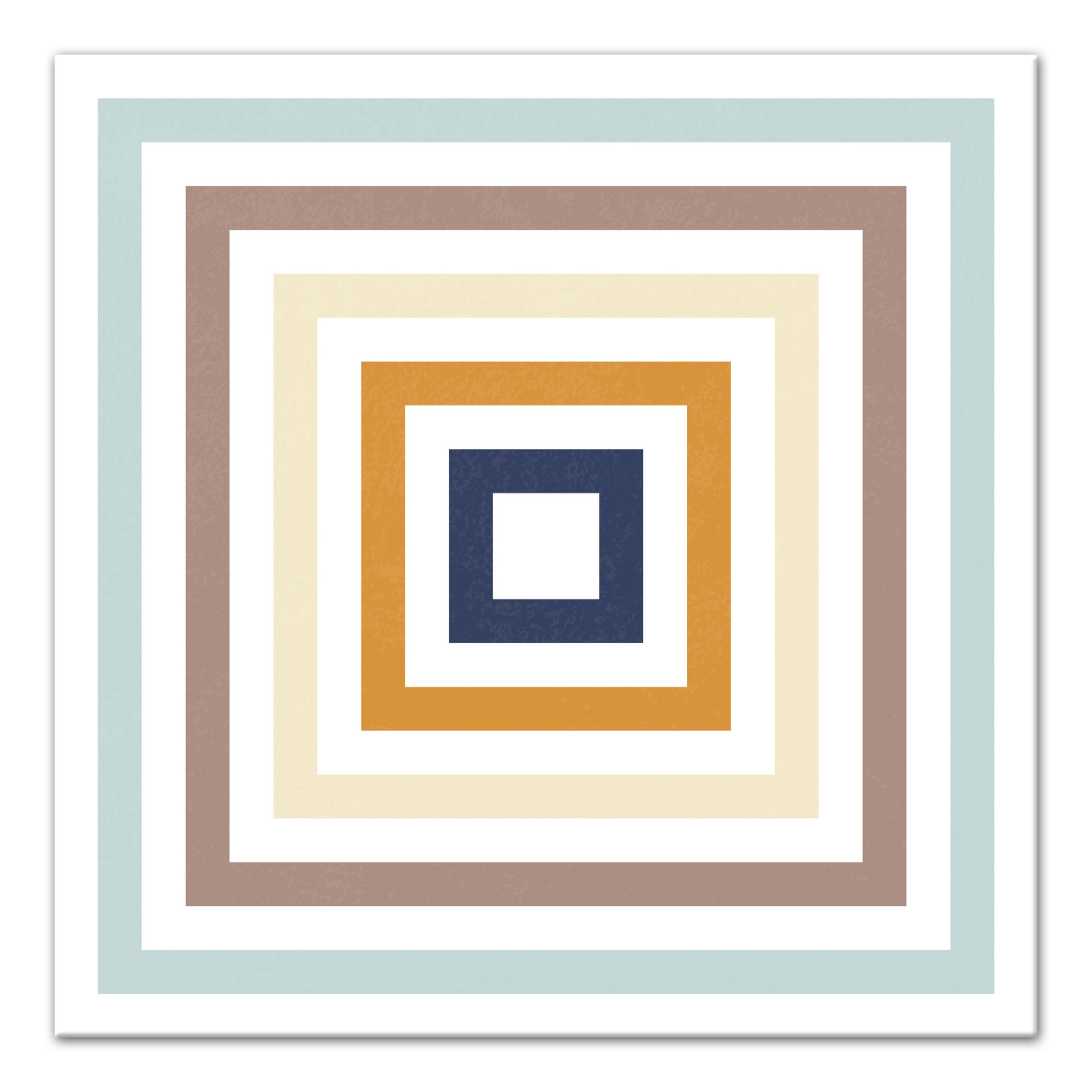 Pastel Mod Squares 24x24 Canvas Wall Art