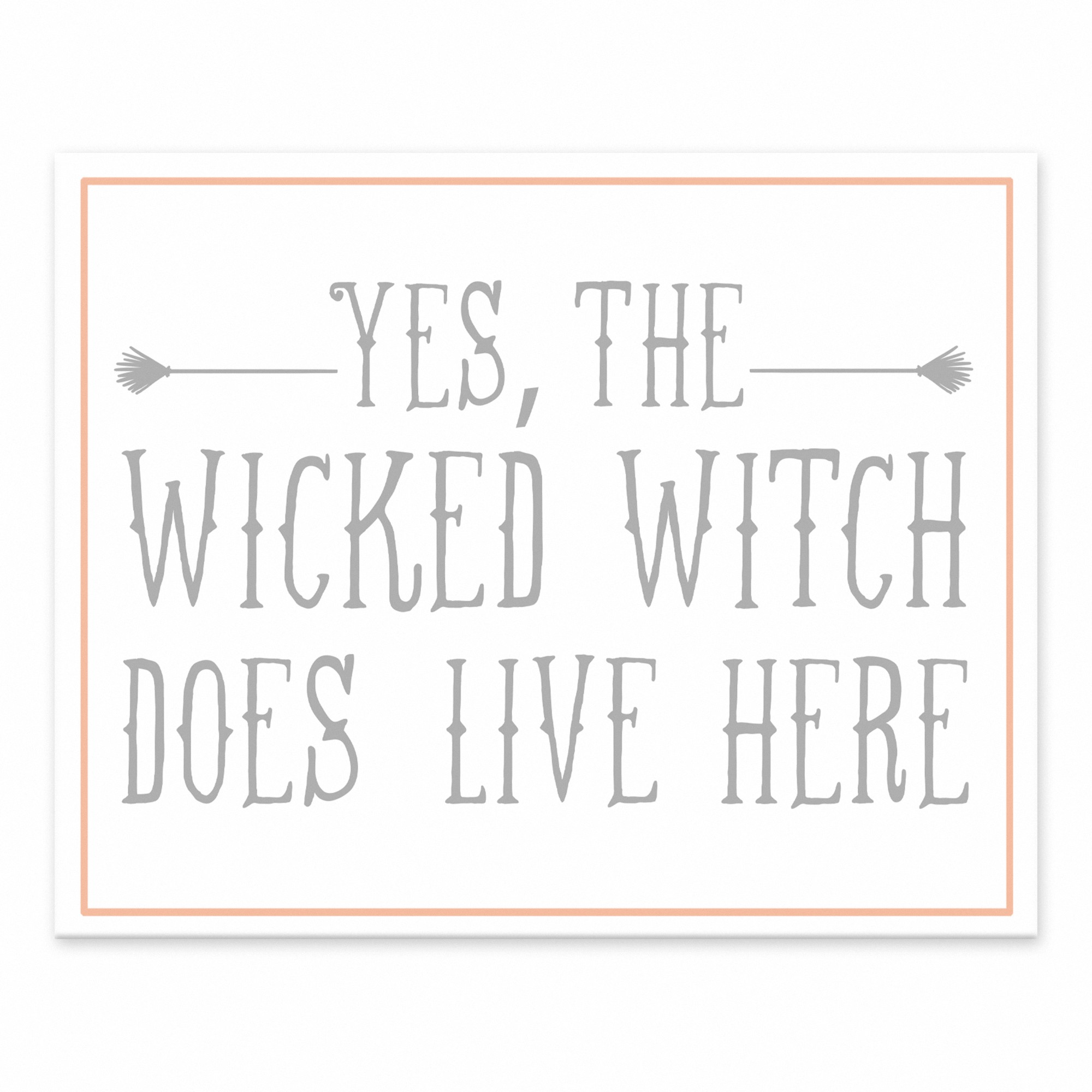 Wicked Witch  10x8 Tabletop Canvas