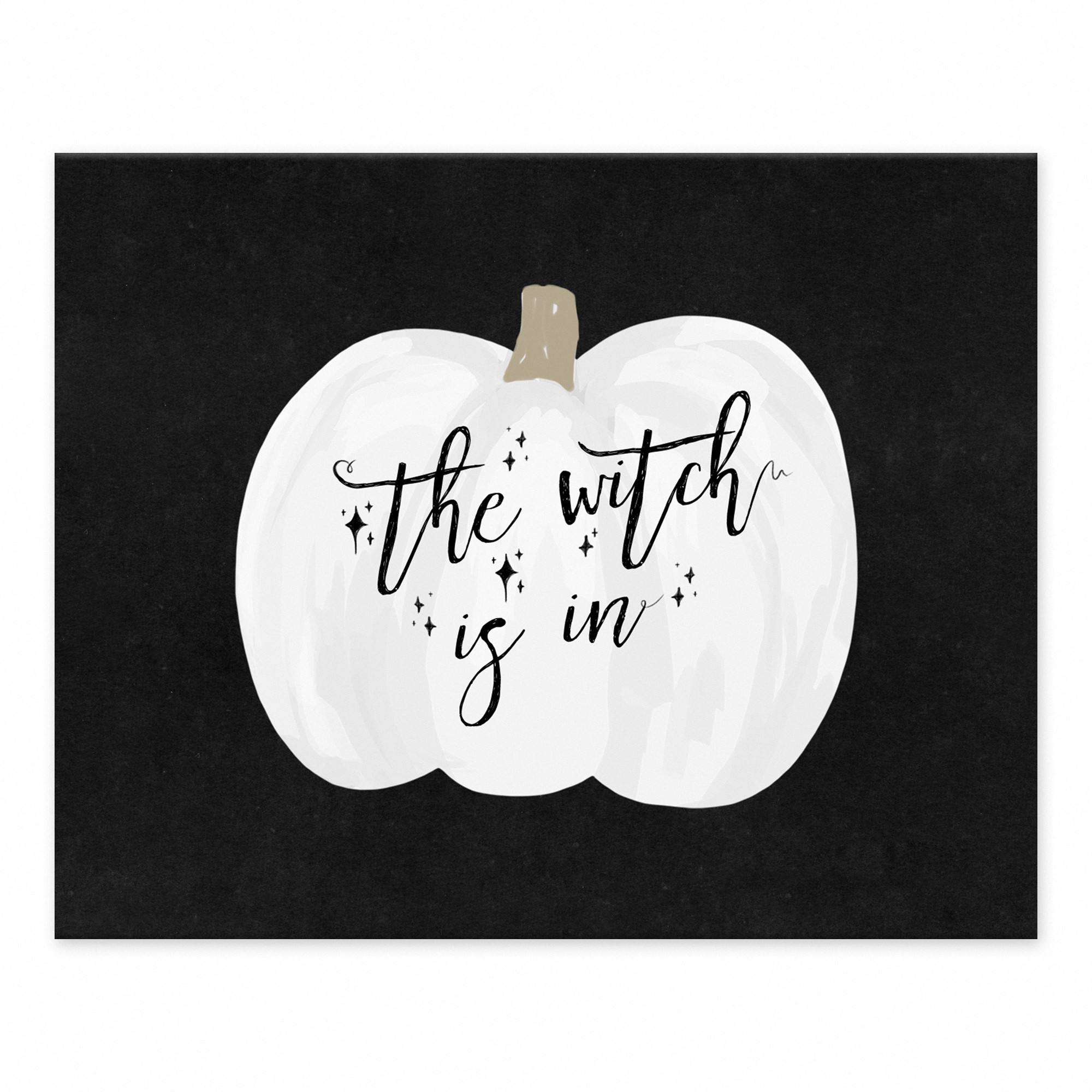 Witch Is Pumpkin 10x8 Tabletop Canvas
