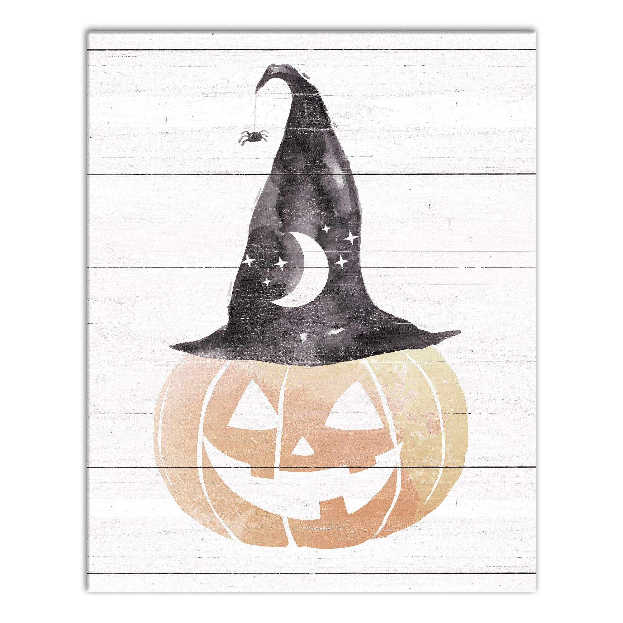 Pumpkin Hat  16x20 Canvas Wall Art