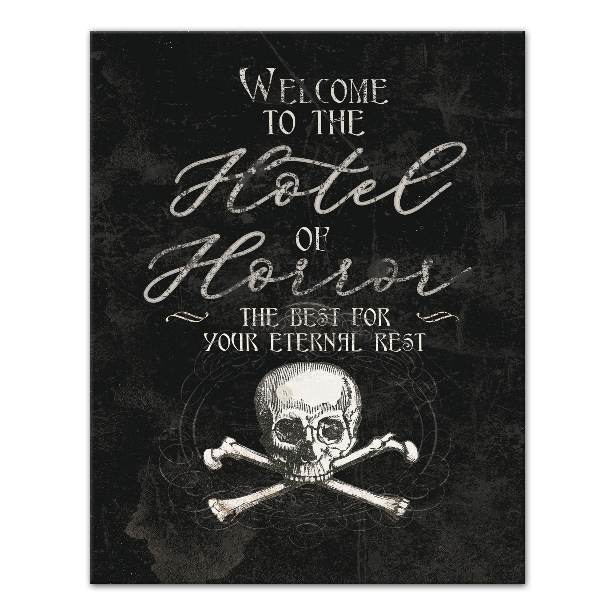 Hotel Of Horror 11x14 Canvas Wall Art
