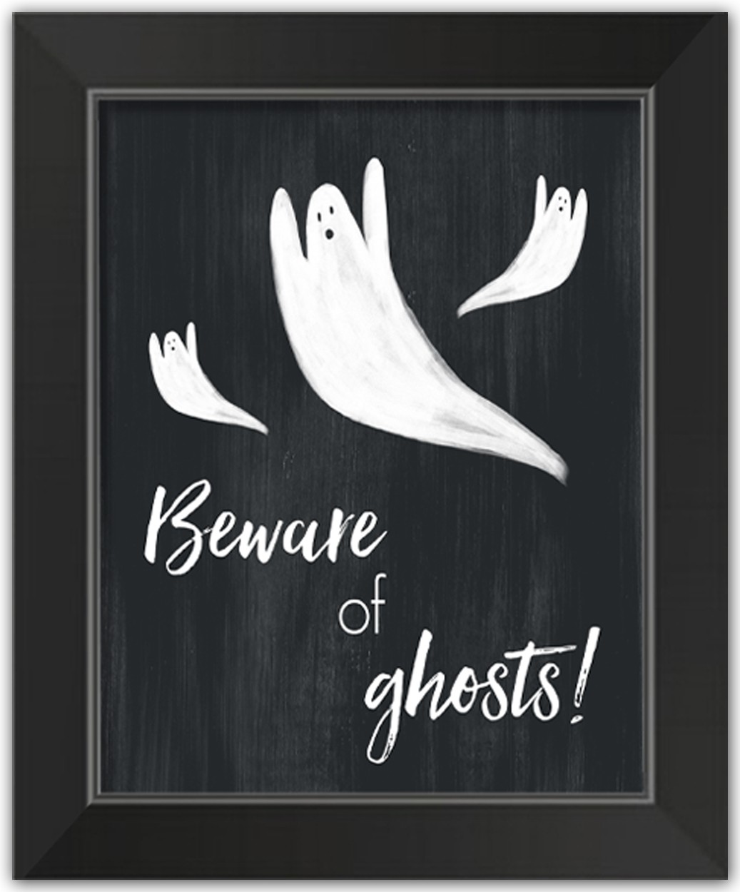 Ghosts  11x14 Black Framed Print Under Glass