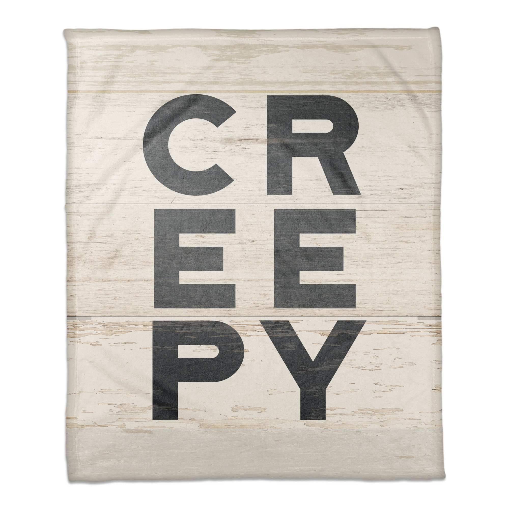 Creepy Wood 50x60 Coral Fleece Blanket