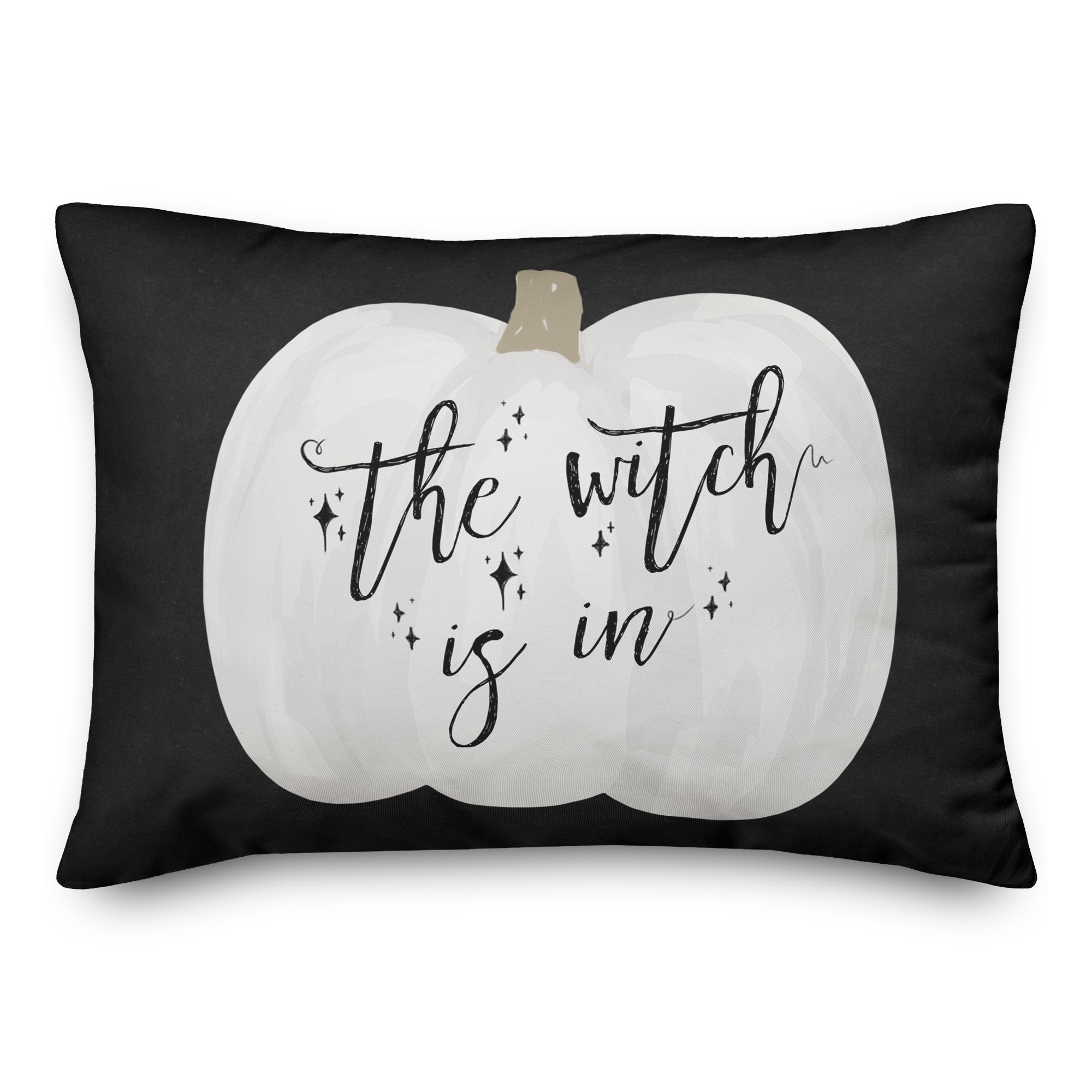 Witch Pumpkin 14x20 Spun Poly Pillow