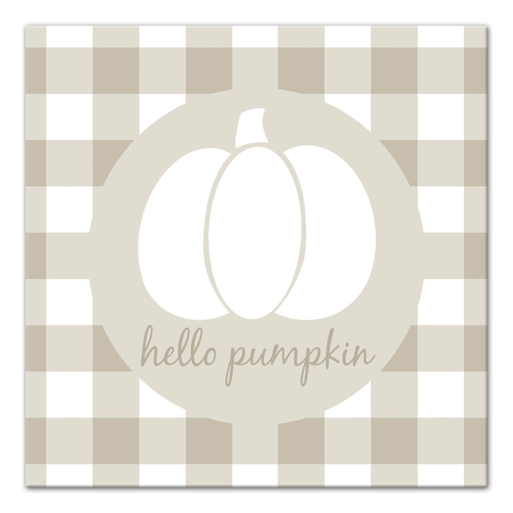 Hello Pumpkin 12x12 Canvas Wall Art