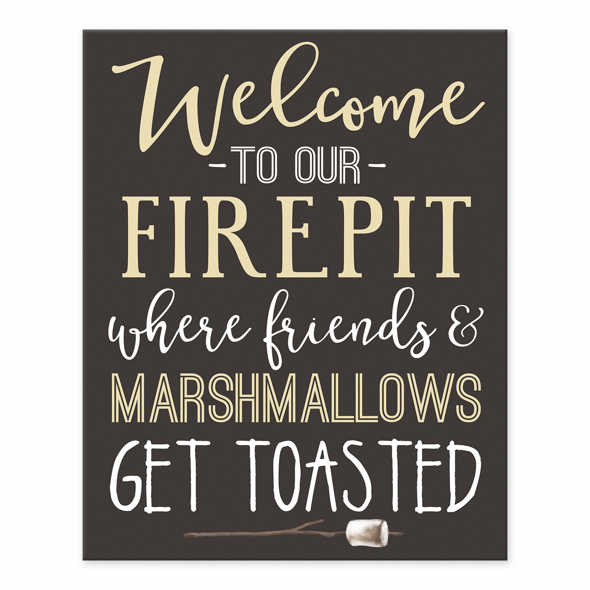 Welcome To The Pit 8x10 Tabletop Canvas