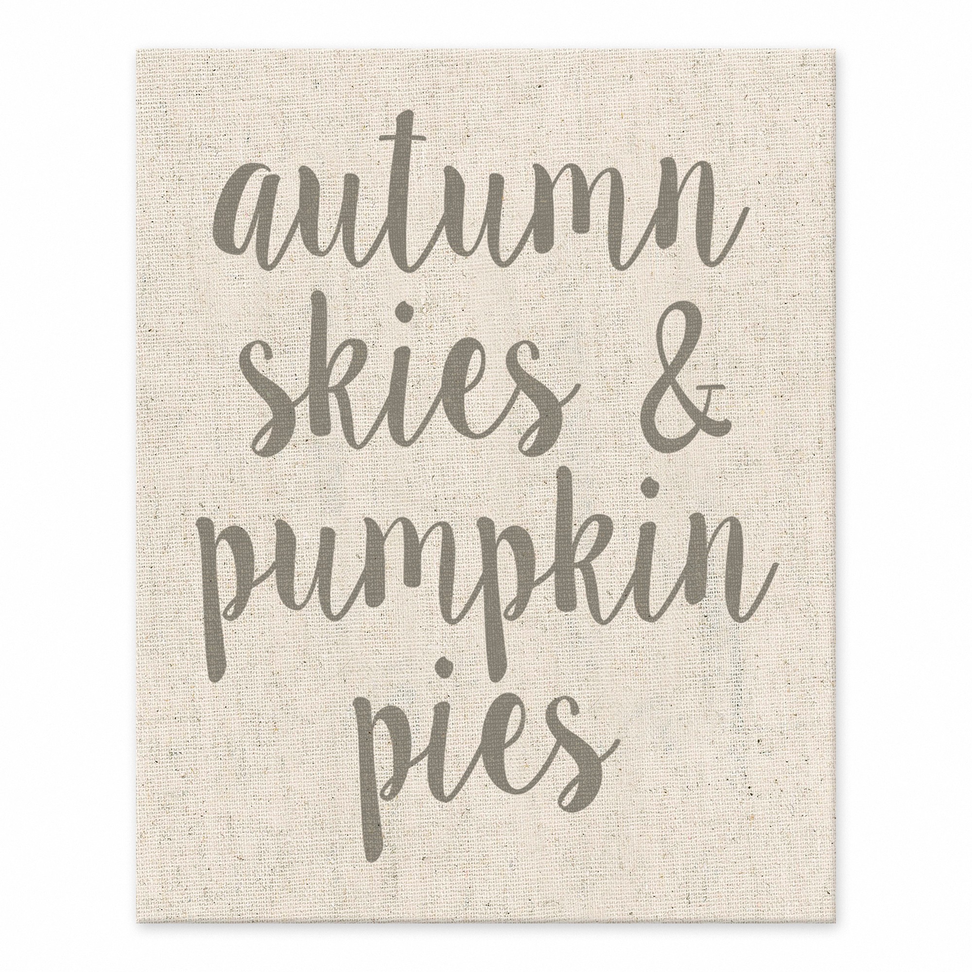 Autumn Skies 8x10 Tabletop Canvas